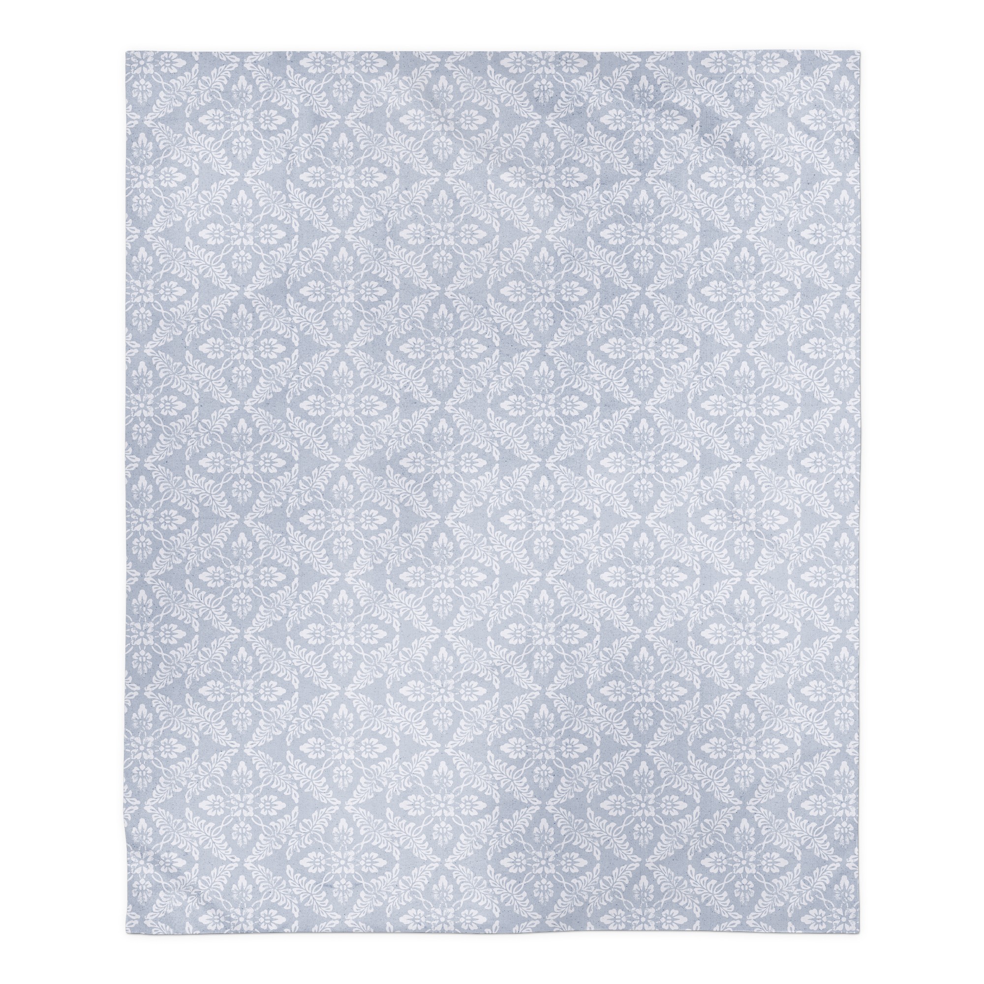 Blue Medallions 50x60 Sherpa Fleece Blanket