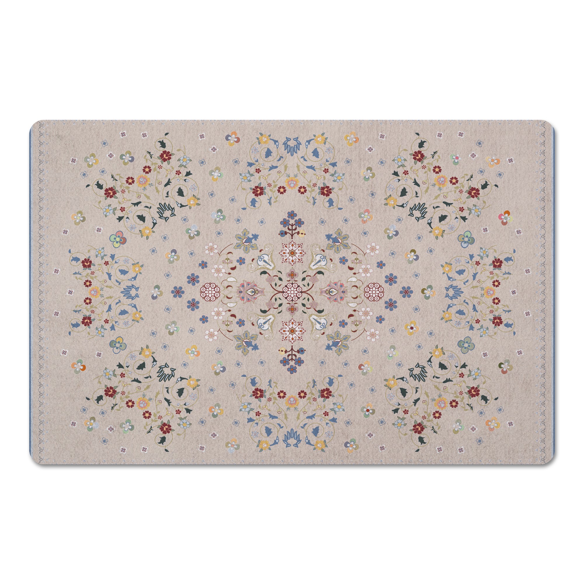 Floral Persian 27x18 Floor Mat