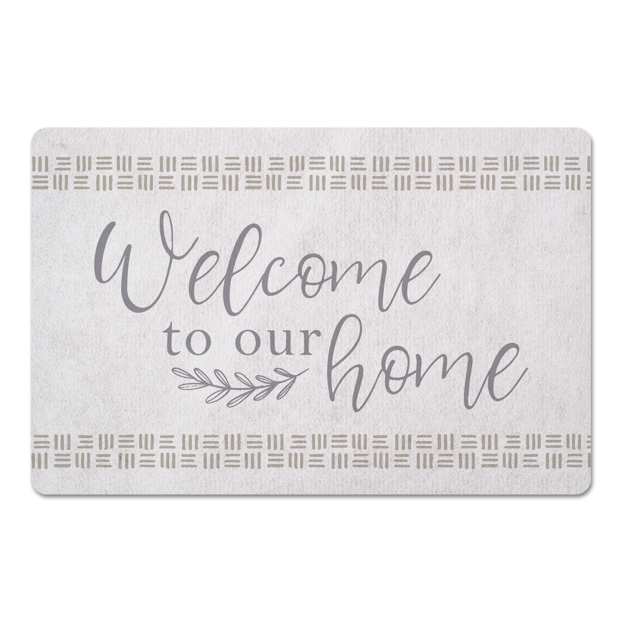 Welcome to Our Home 27x18 Floor Mat