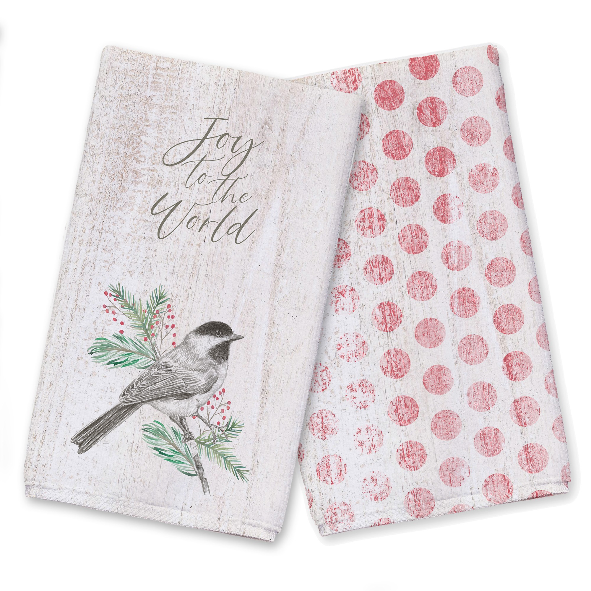 Joy to the World Bird on Branch Textiles Collection