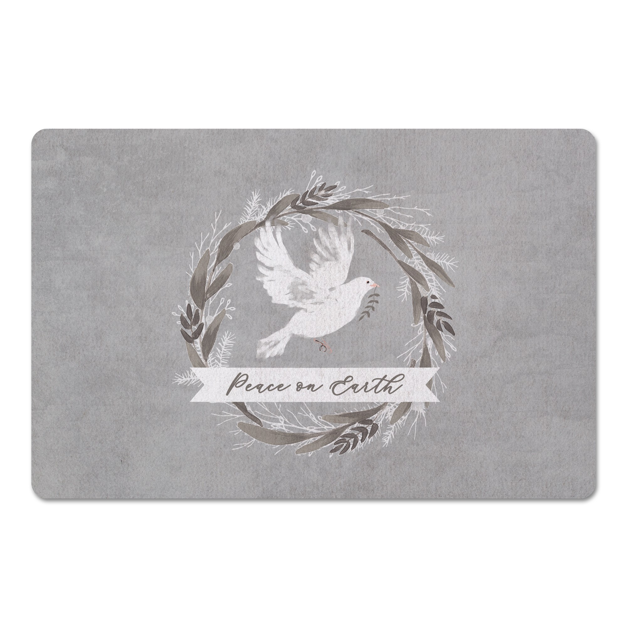 Peace on Earth Dove 27x18 Floor Mat