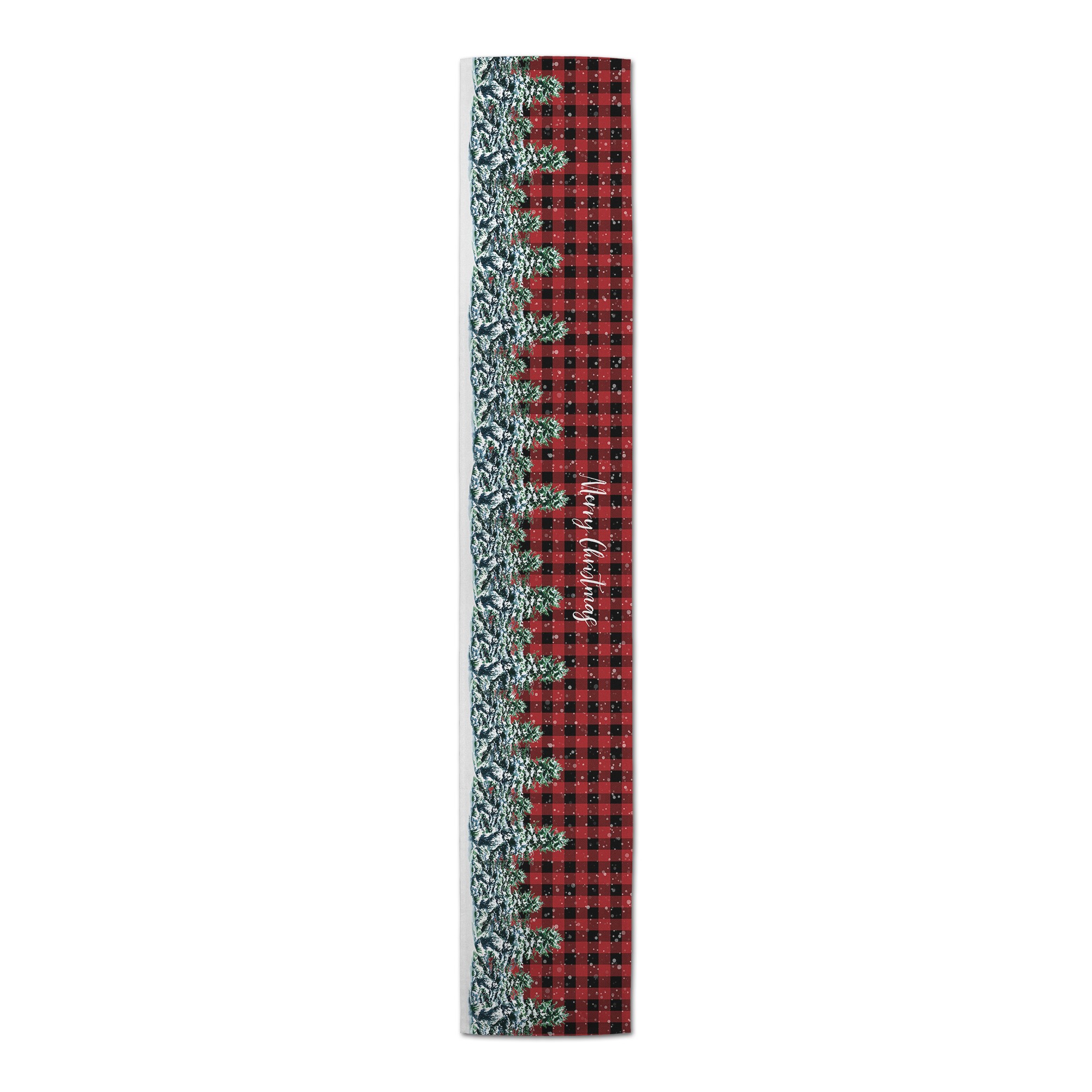 Watercolor Pine Trees Merry Christmas Tablecloth
