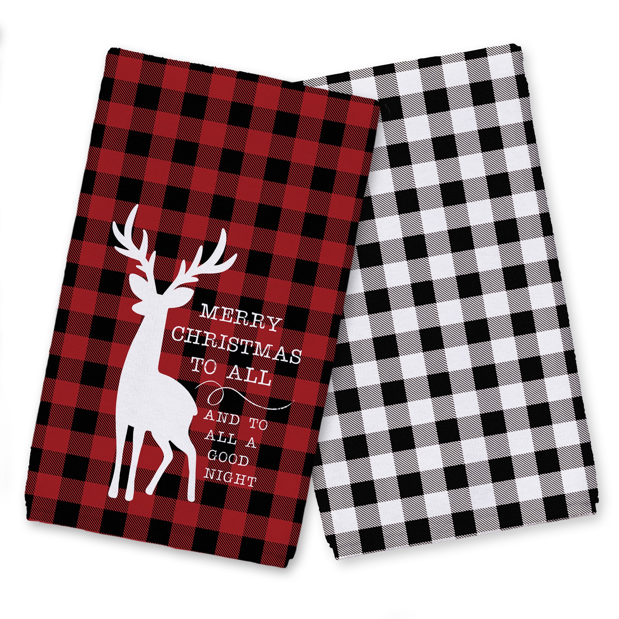 Deer Merry Buffalo Check Textiles Collection