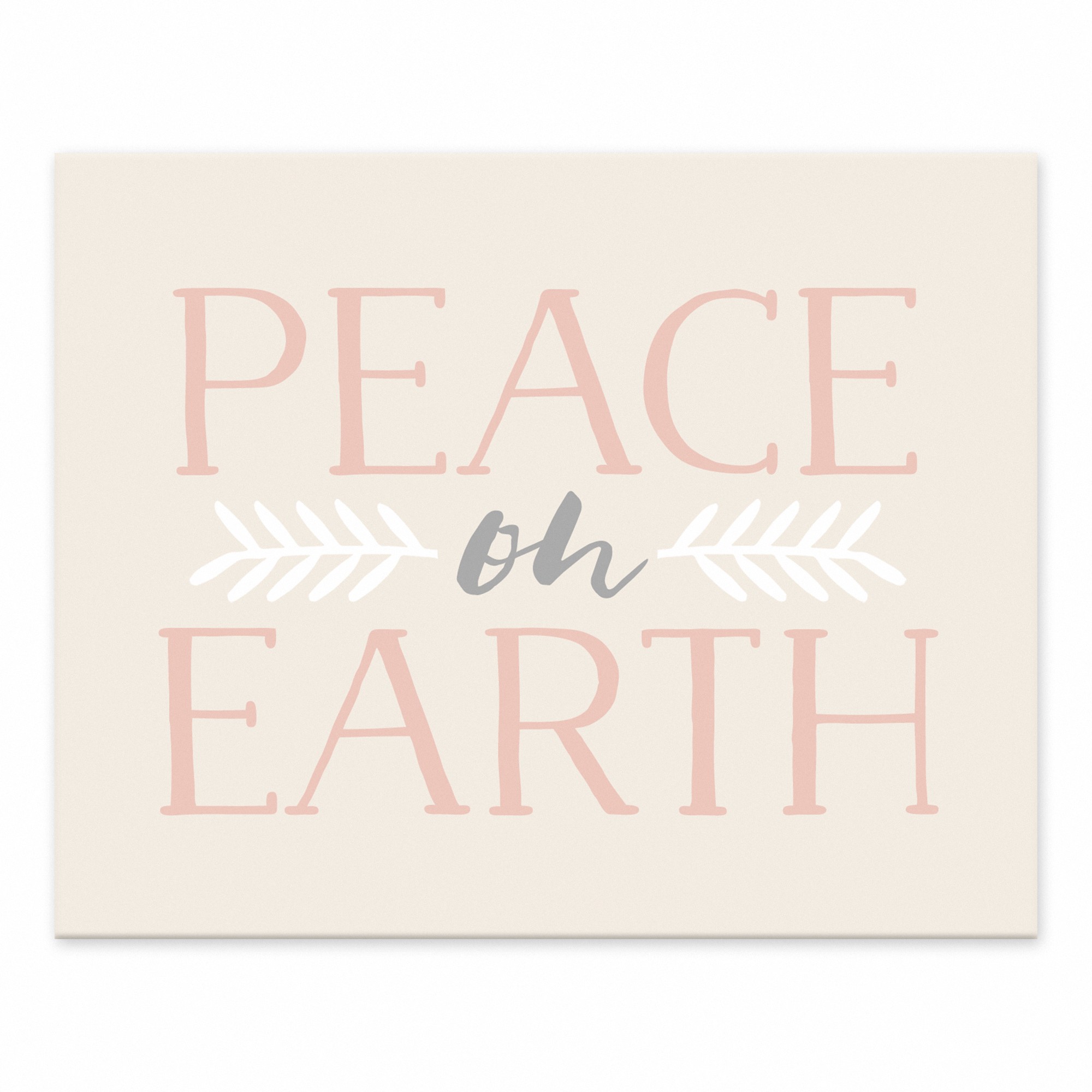 Peace on Earth 8x10 Tabletop Canvas