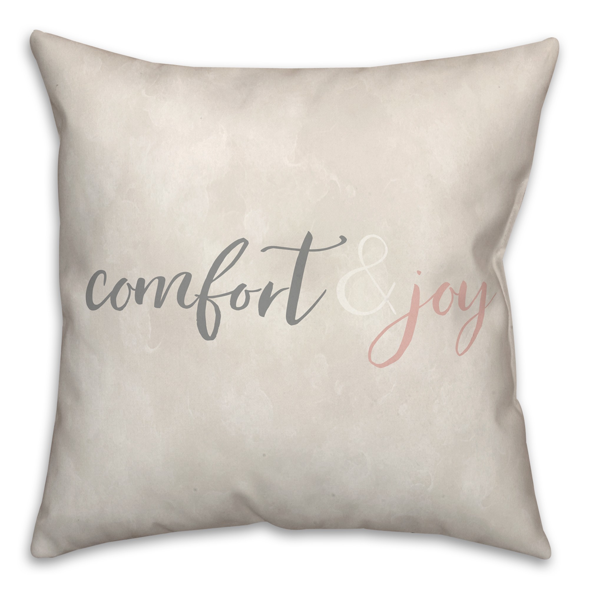 Comfort and Joy 18x18 Spun Poly Pillow
