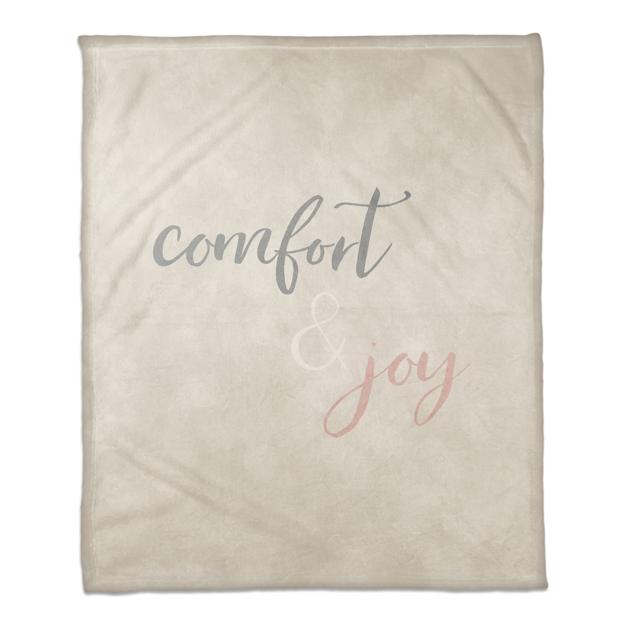 Comfort and Joy 50x60 Coral Fleece Blanket