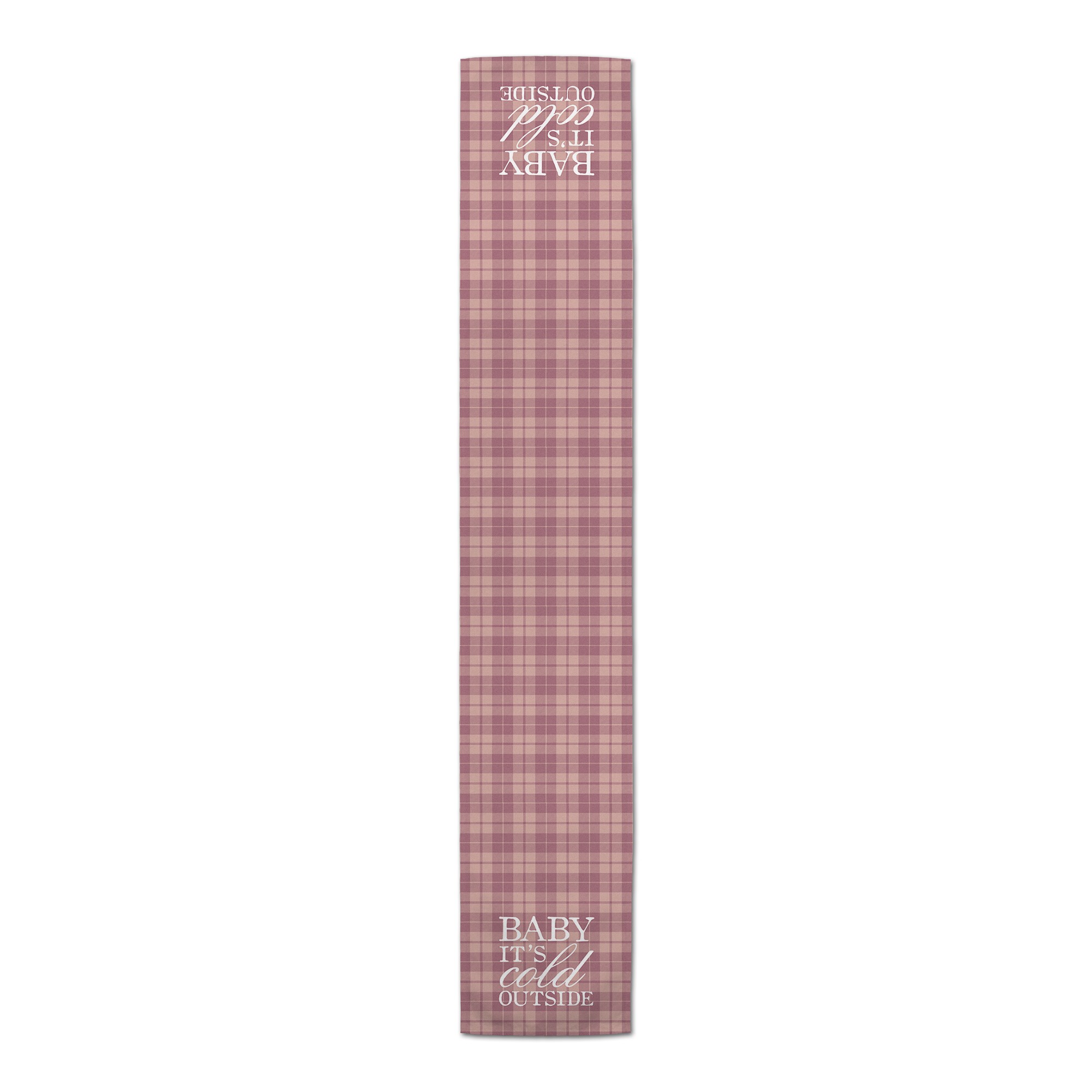 Baby It's Cold Outside Plaid Tablecloth