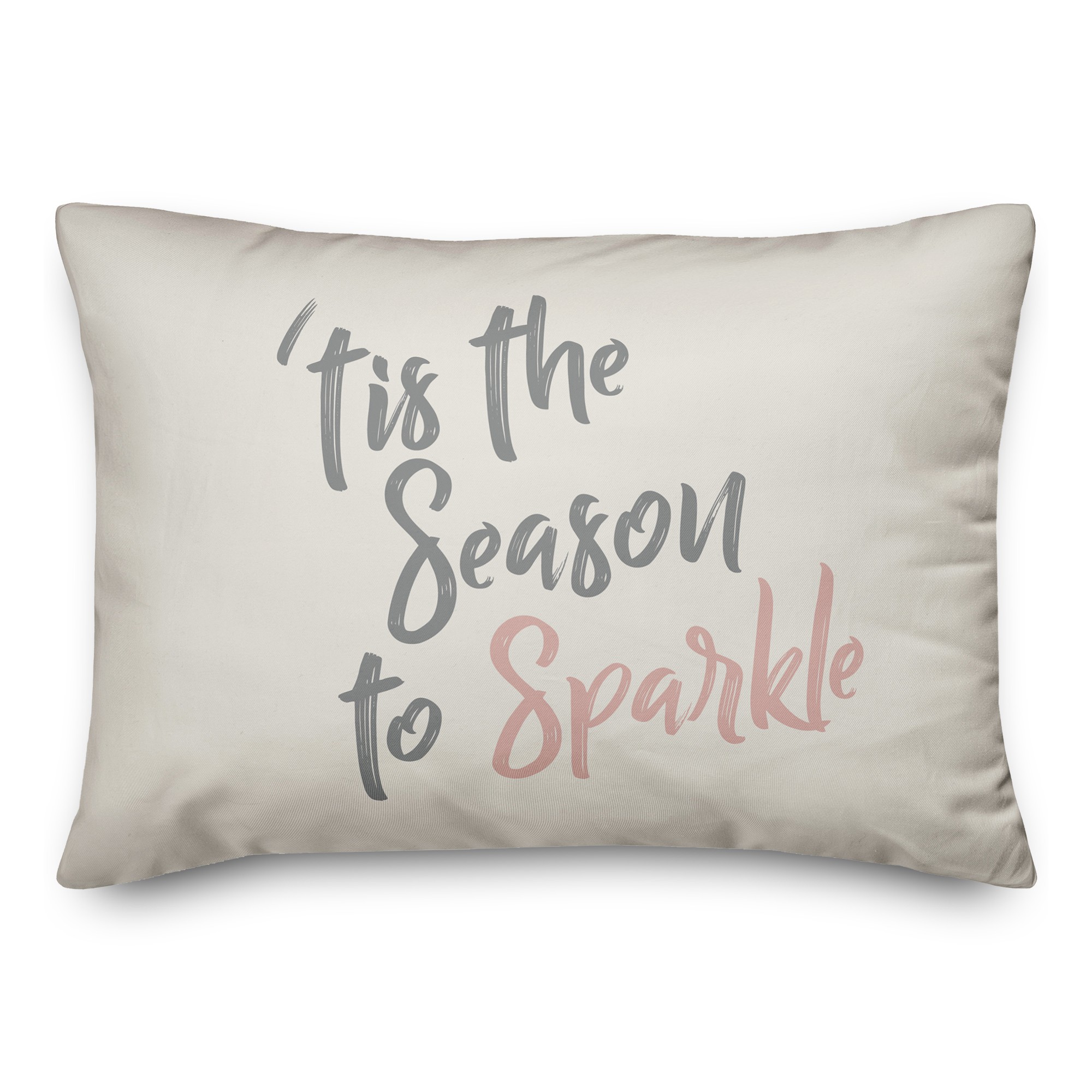 Season to Sparkle 14x20 Spun Poly Pillow