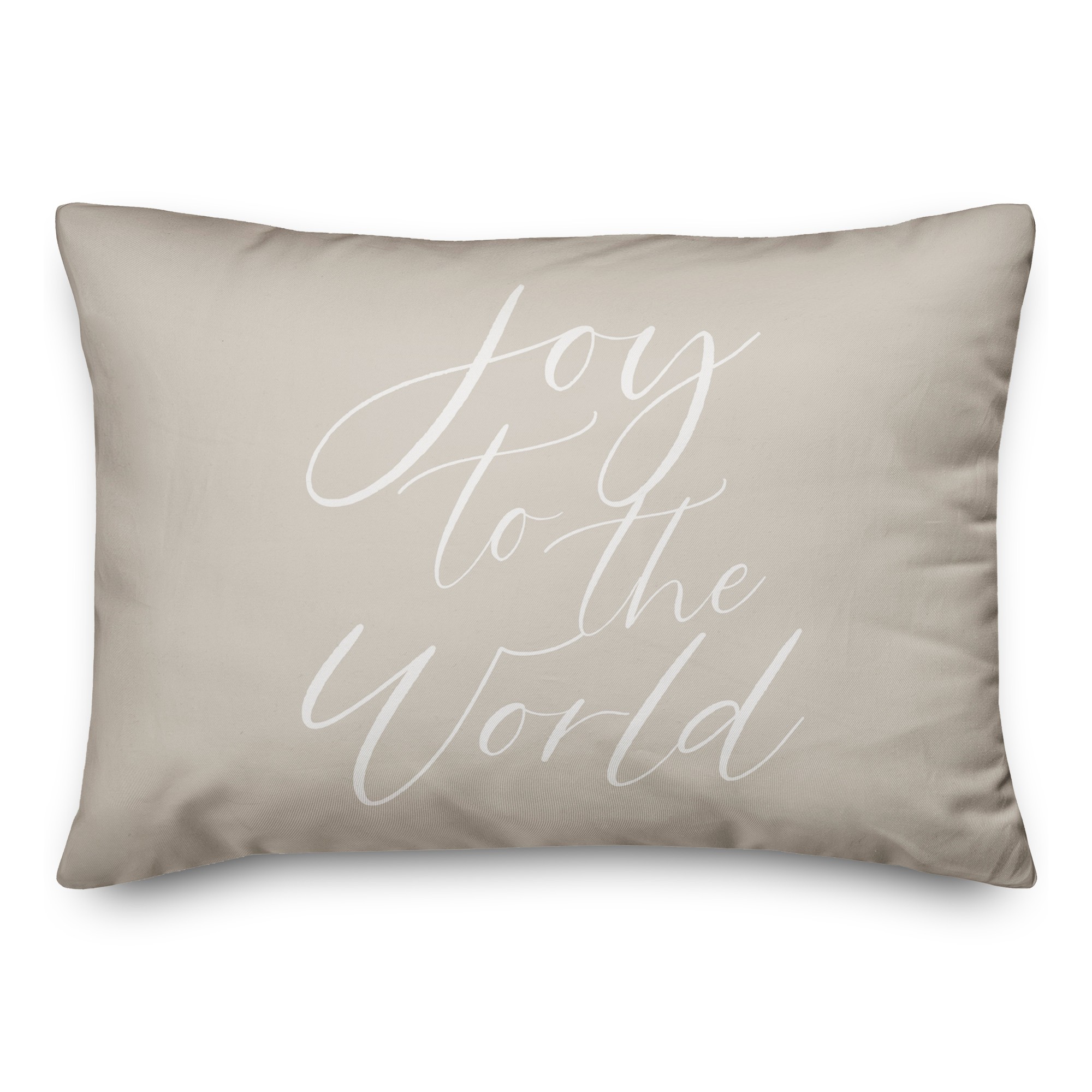 Joy to the World  14x20 Spun Poly Pillow