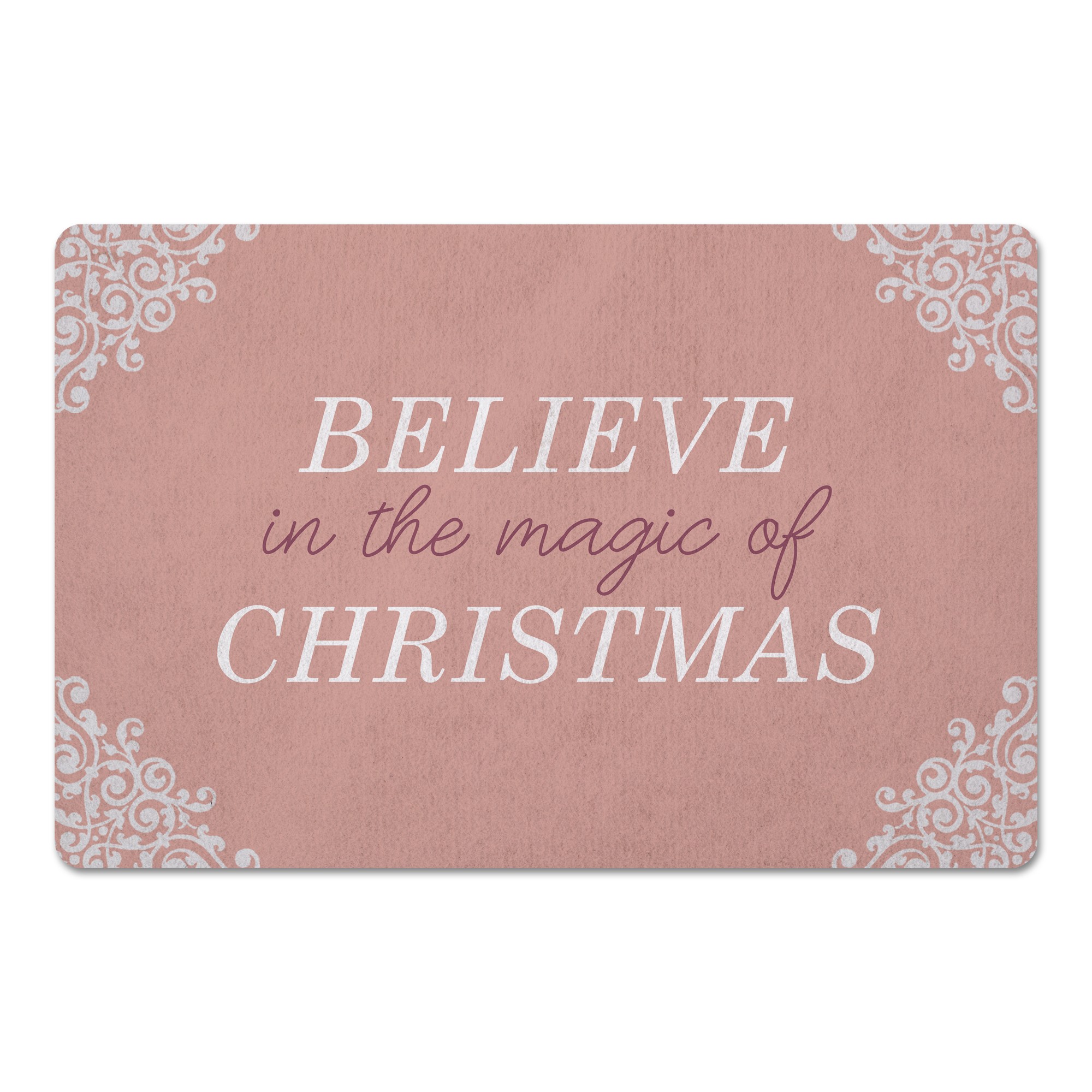 Believe in the Magic of Christmas 27x18 Floor Mat