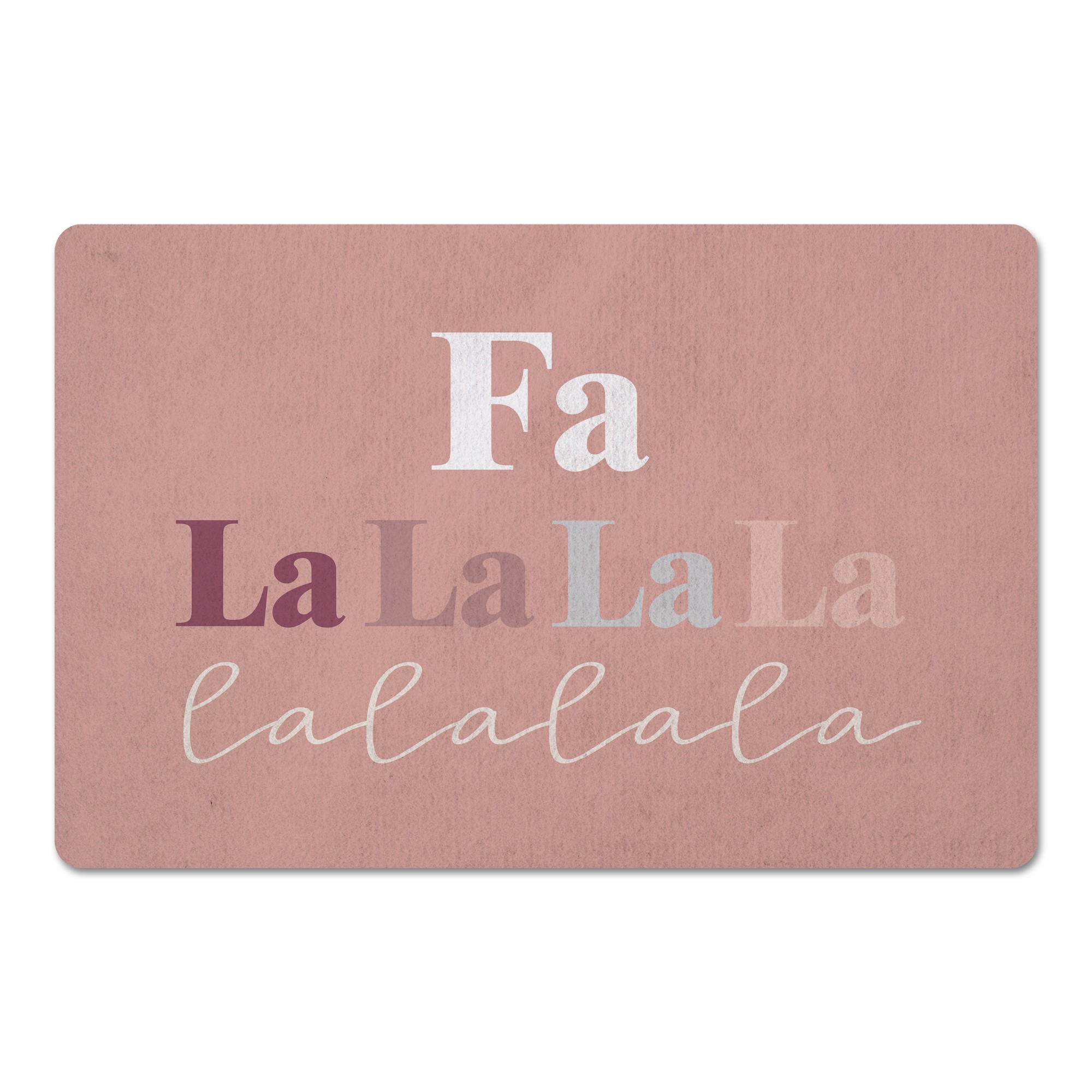 Falalala Colorful 27x18 Floor Mat