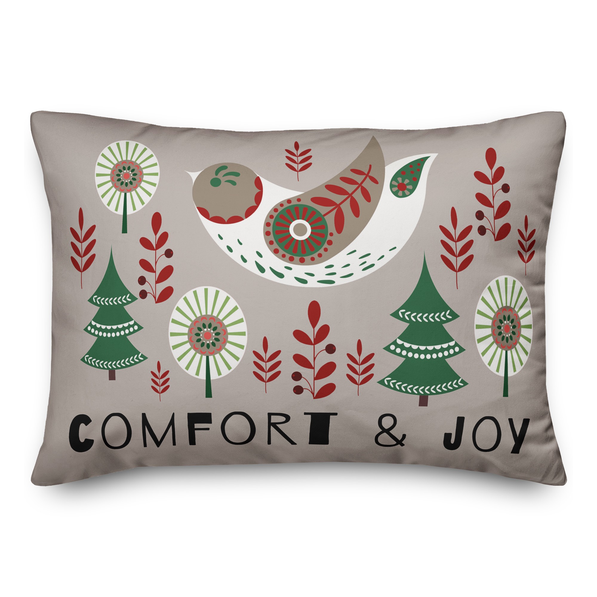 Comfort and Joy 14x20 Spun Poly Pillow