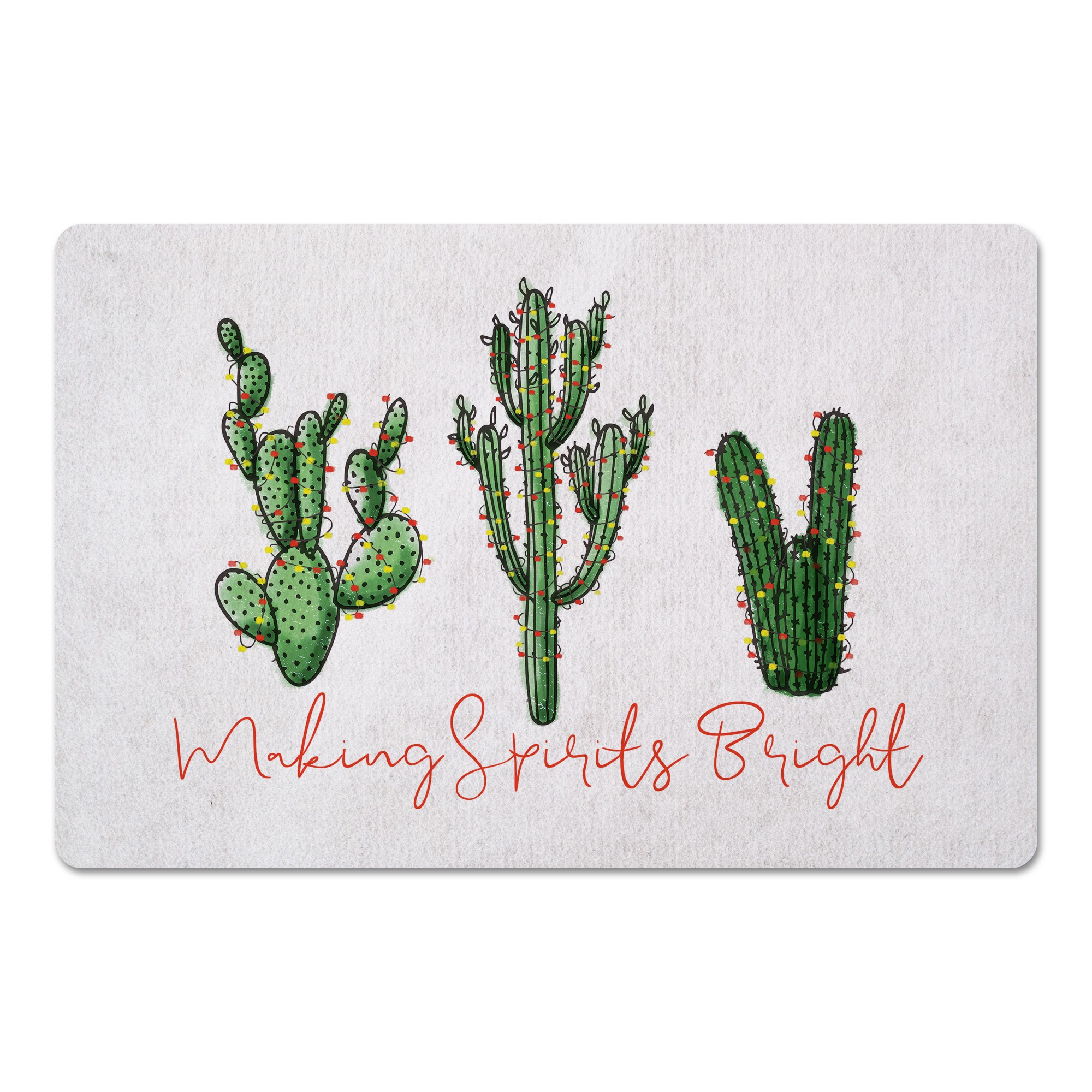 Making Spririts Bright Cacti 27x18 Floor Mat
