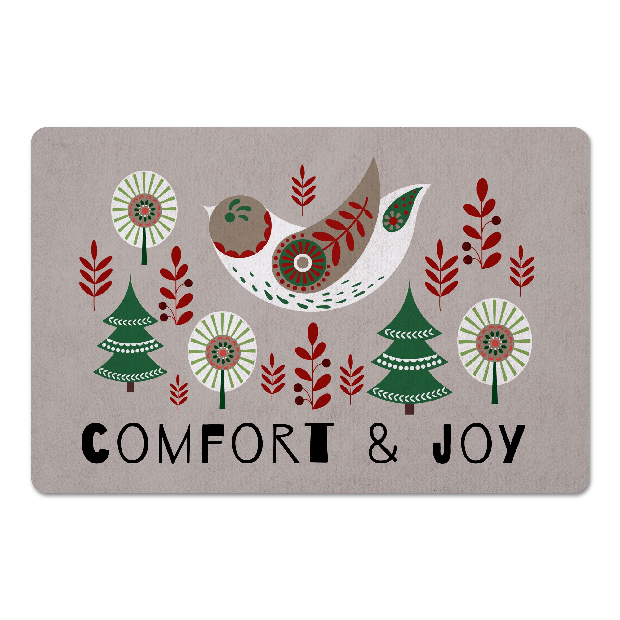 Comfort and Joy 27x18 Floor Mat