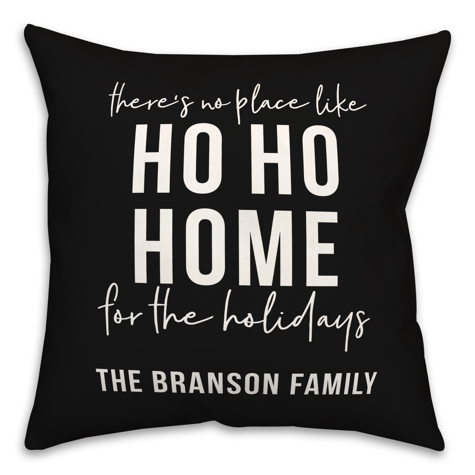 Hoho Home 18x18 Personalized Spun Poly Pillow