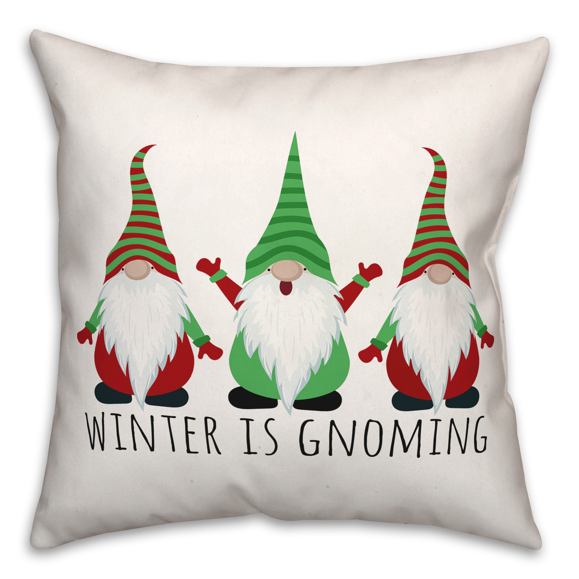 Winter is Gnoming 18x18 Spun Poly Pillow