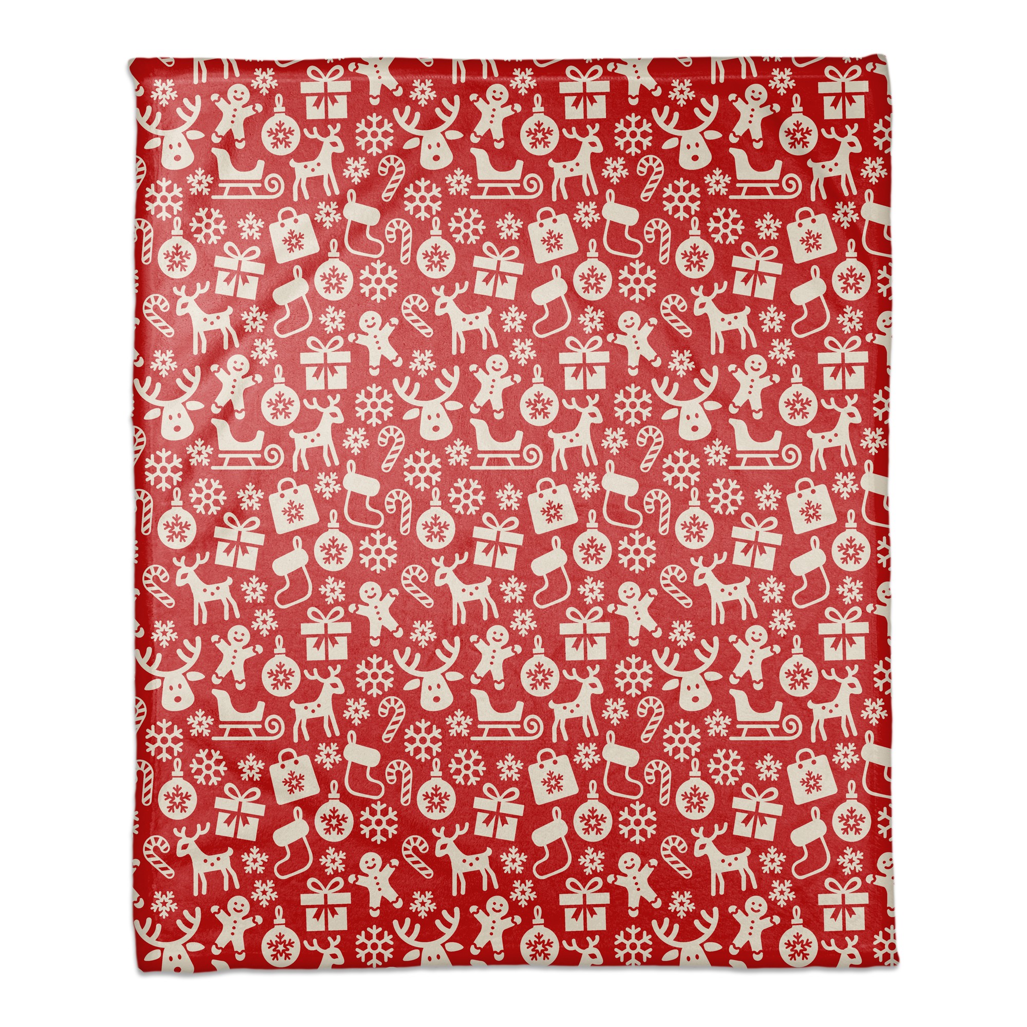 Christmas Icon Pattern 50x60 Coral Fleece Blanket