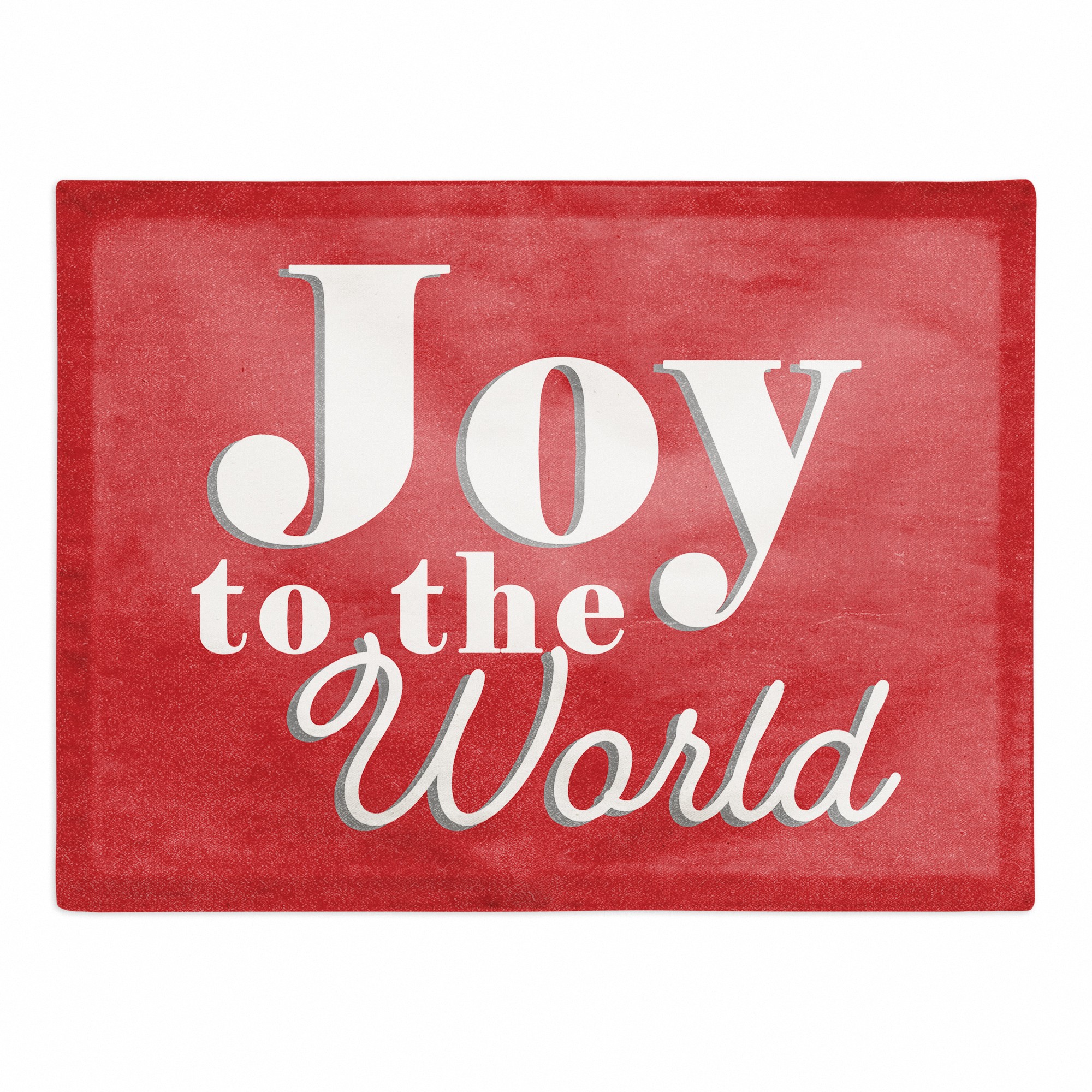 Joy to the World 18x14 Poly Twill Placemat