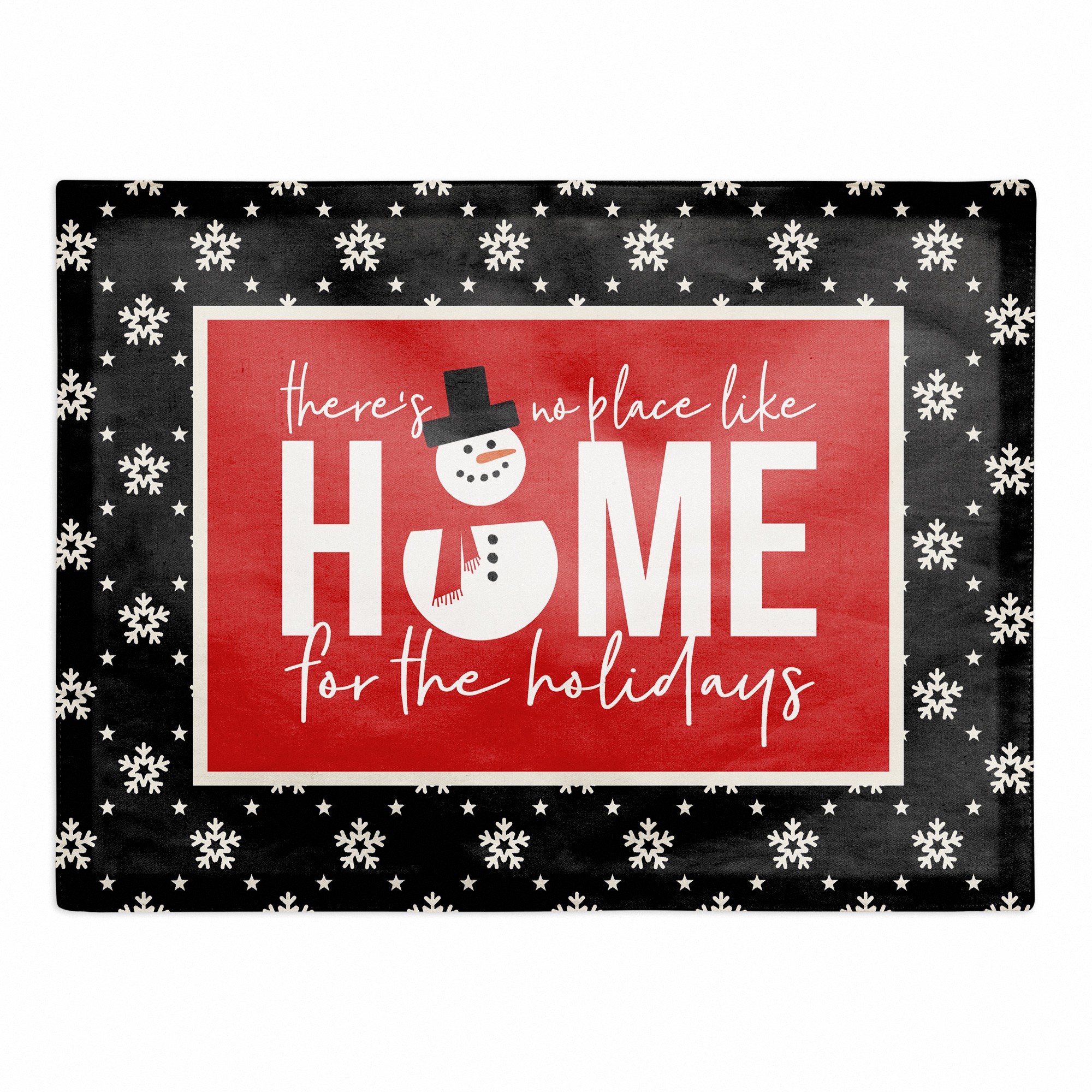 Stars and Snow Home 18x14 Poly Twill Placemat