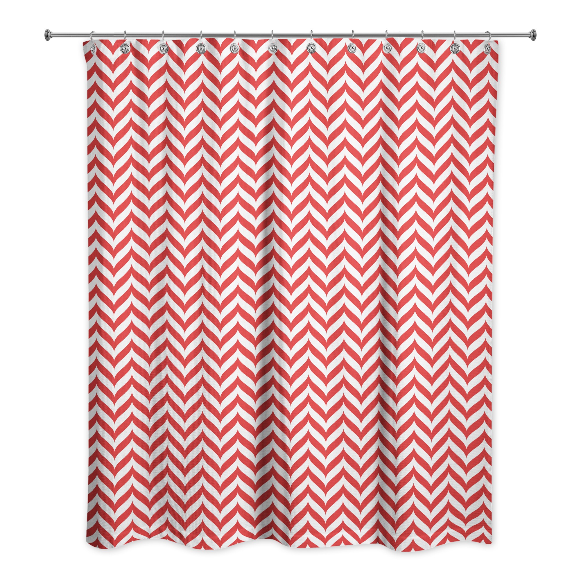 Candy Stripe Pattern 71x74 Shower Curtain