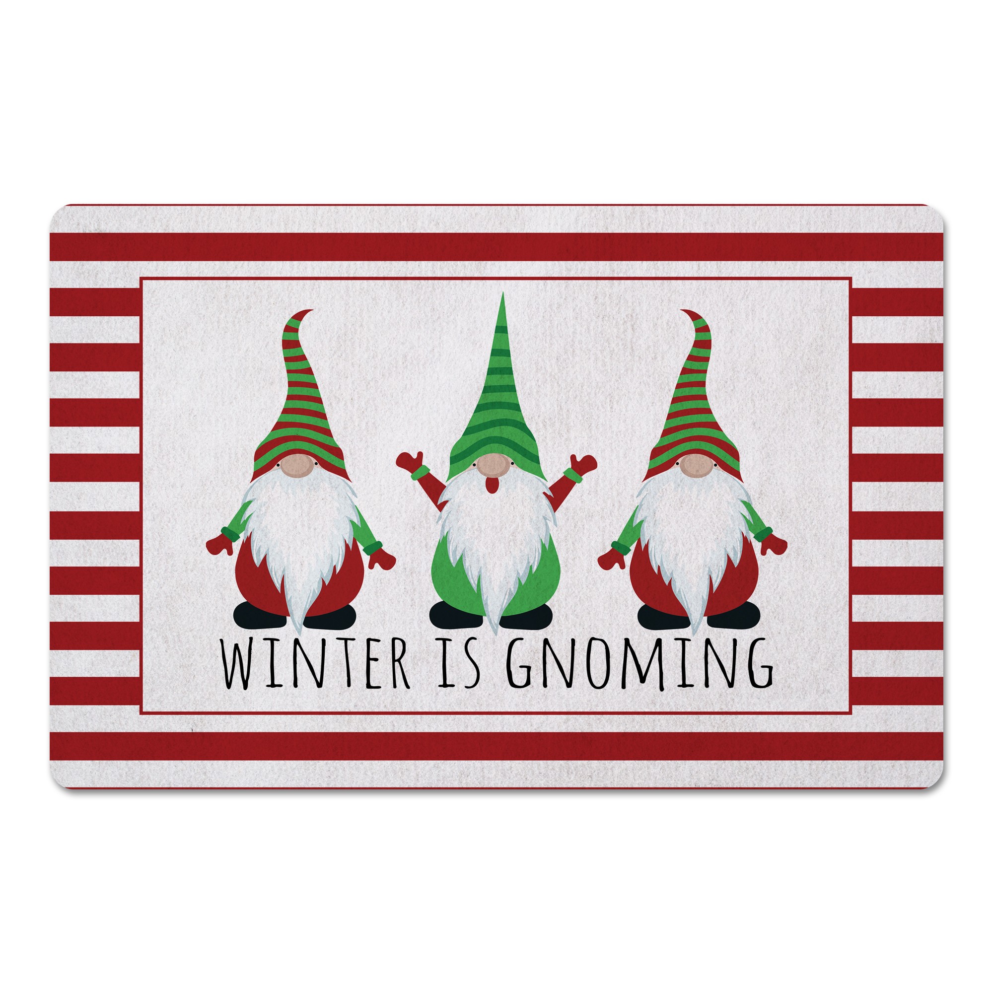 Winter is Gnoming 27x18 Floor Mat