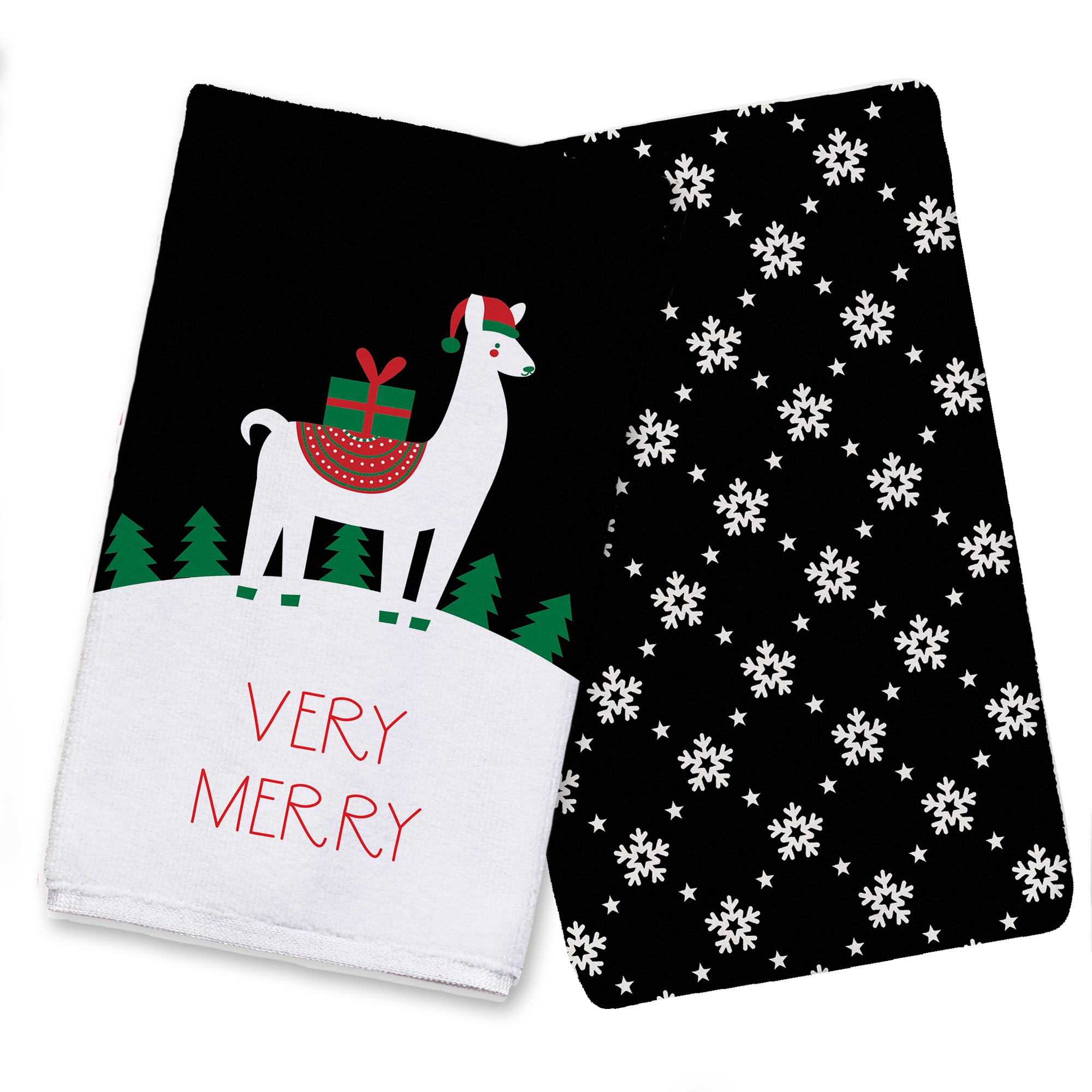Merry Llama Christmas Textiles Collection