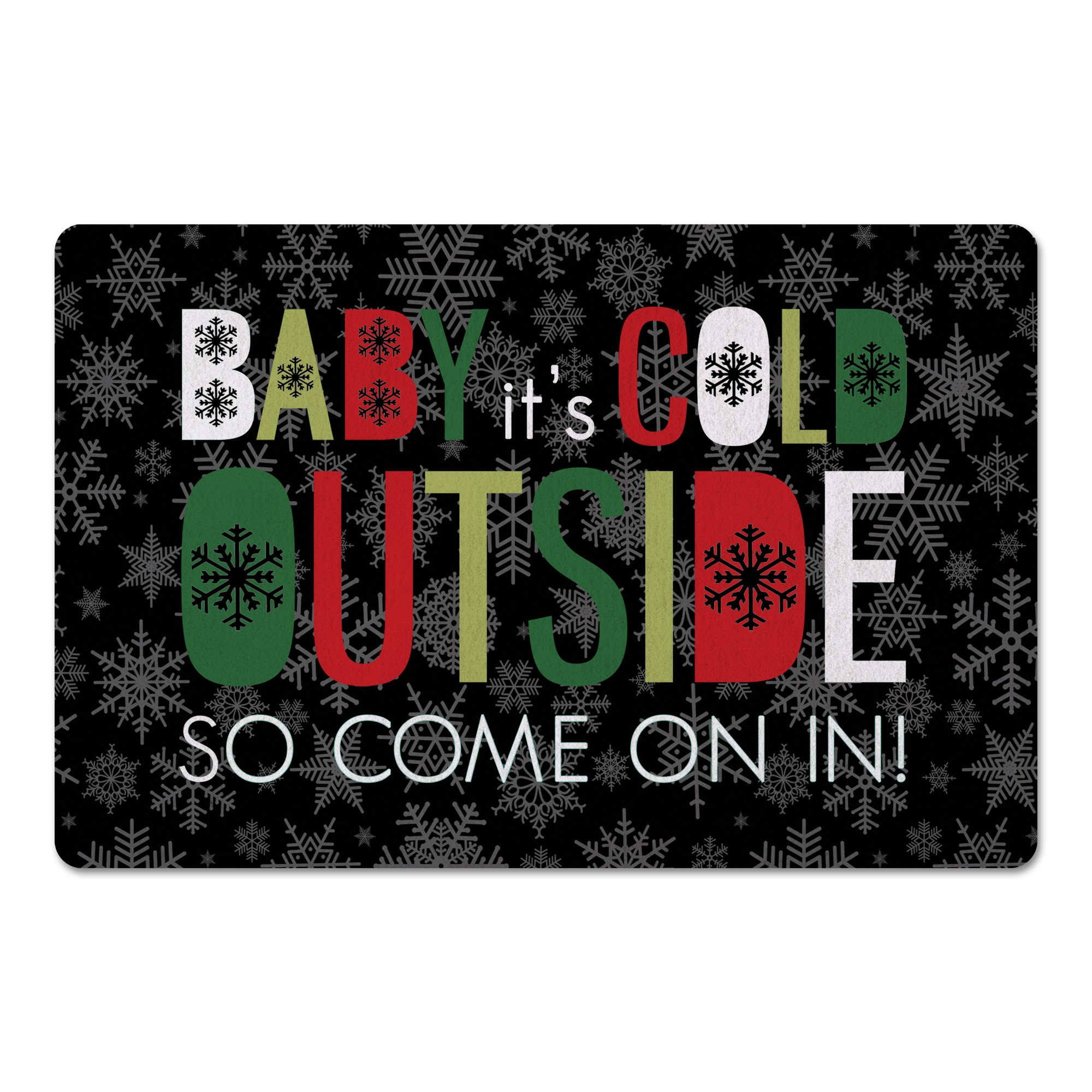 Baby It's Cold Outside 27x18 Floor Mat
