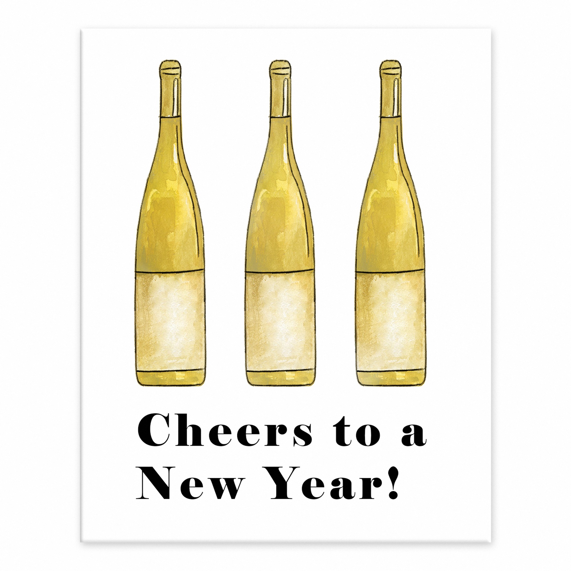 Cheers to a New Year 8x10 Tabletop Canvas