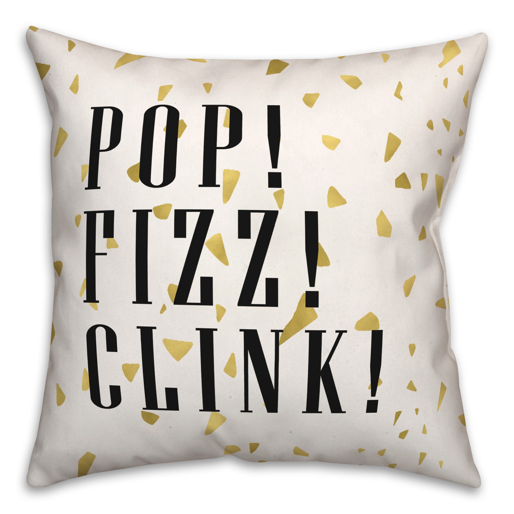 Pop Fizz Clink 18x18 Spun Poly Pillow