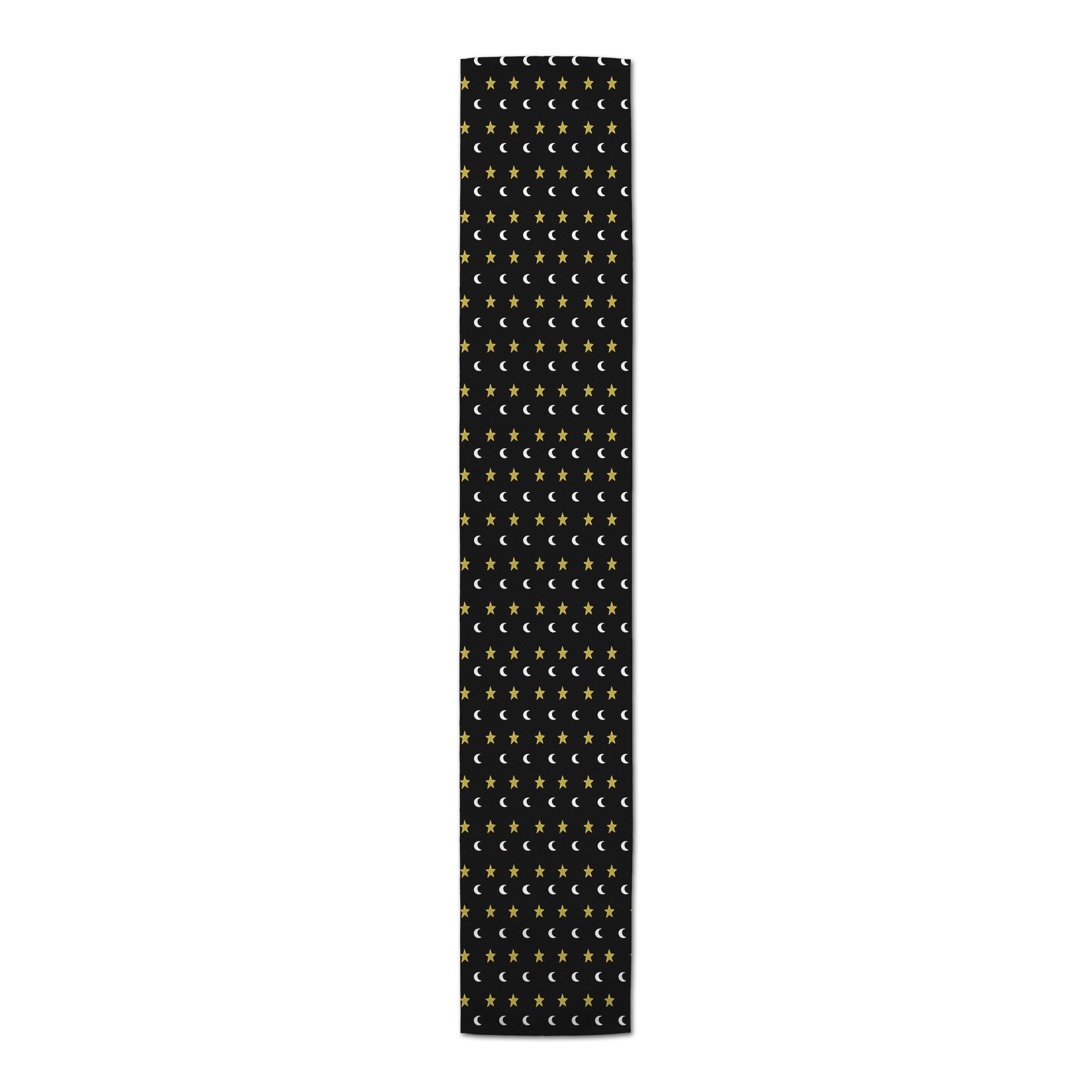 Gold and White Moon and Stars Runner