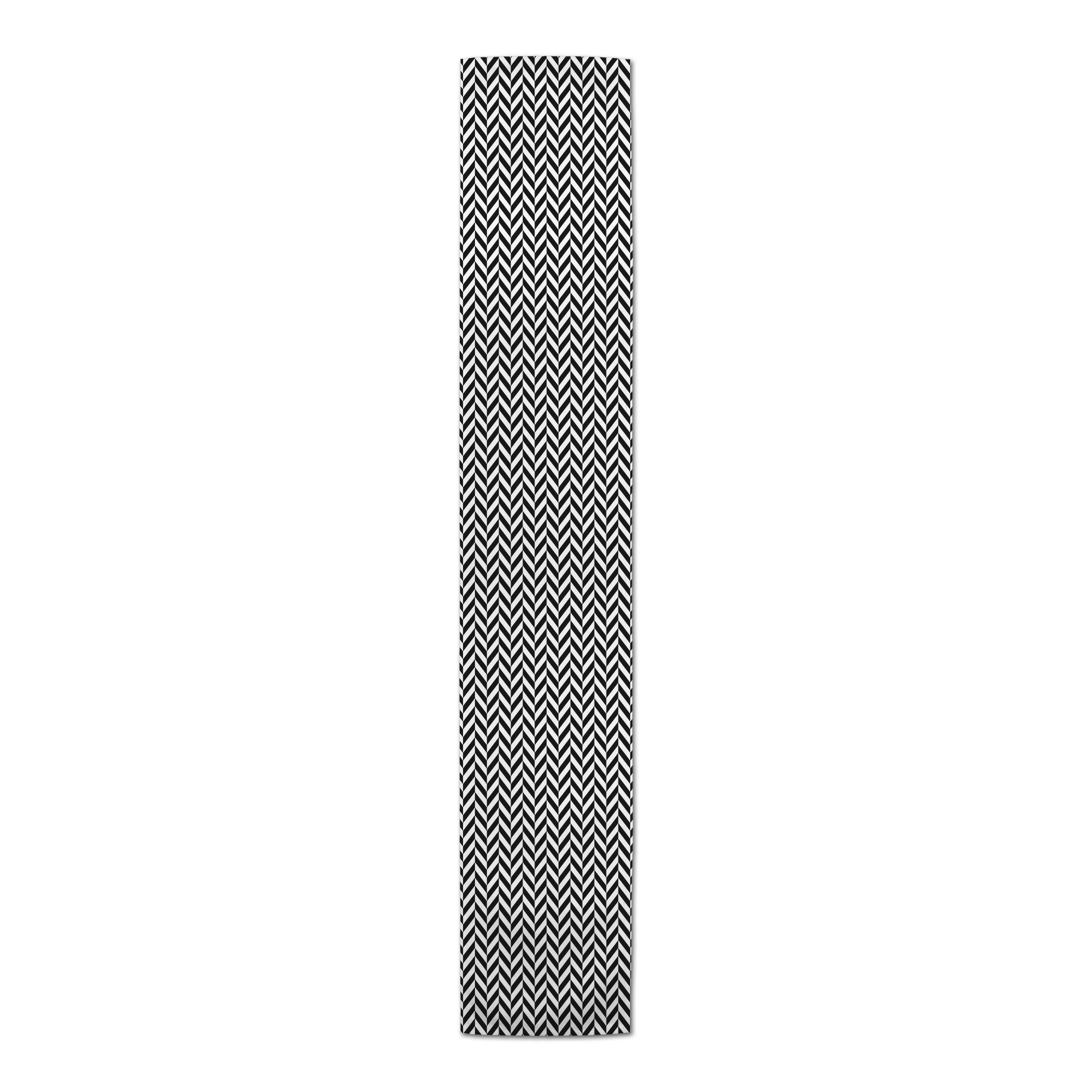 Black and White Chevron Runner