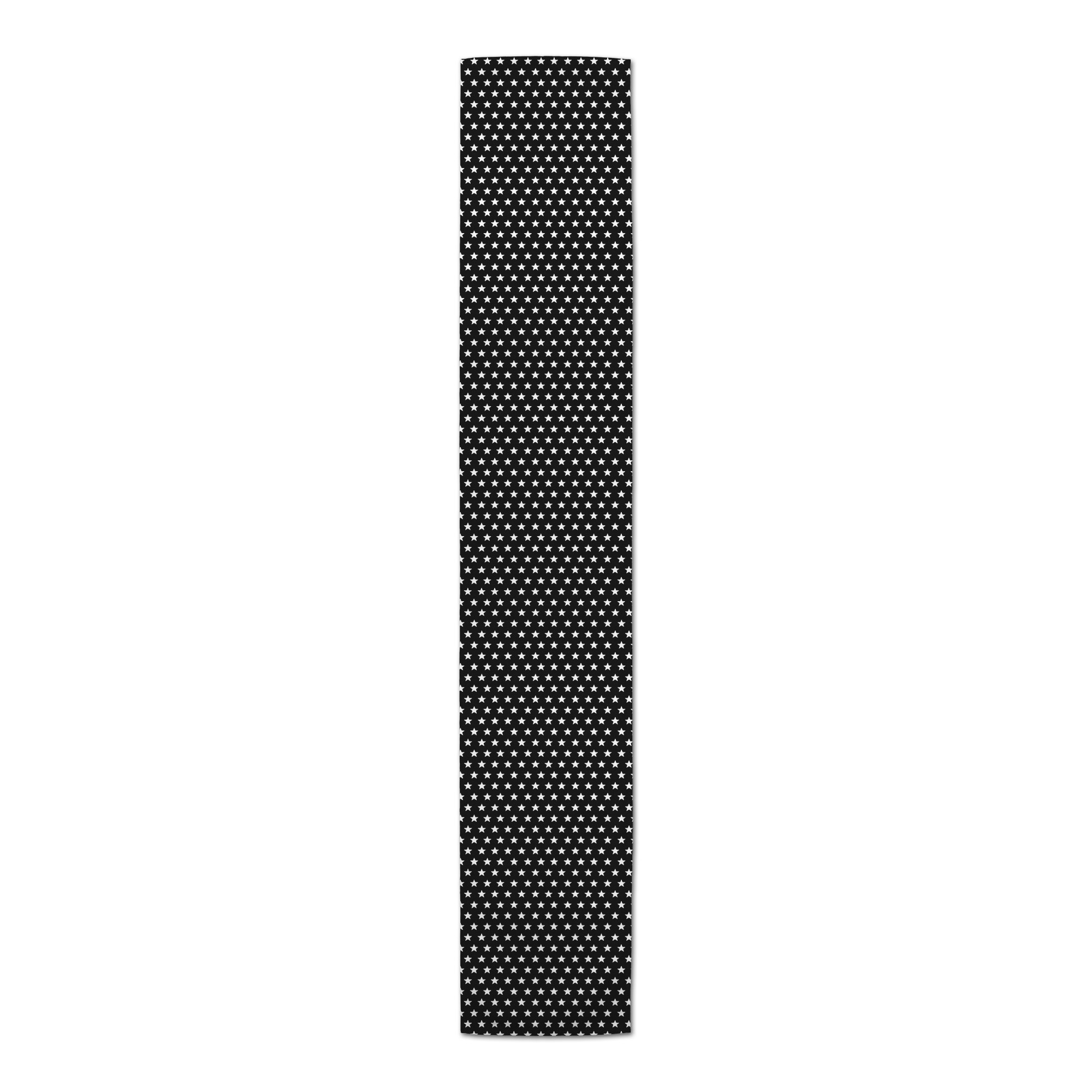 White Stars Pattern Runner