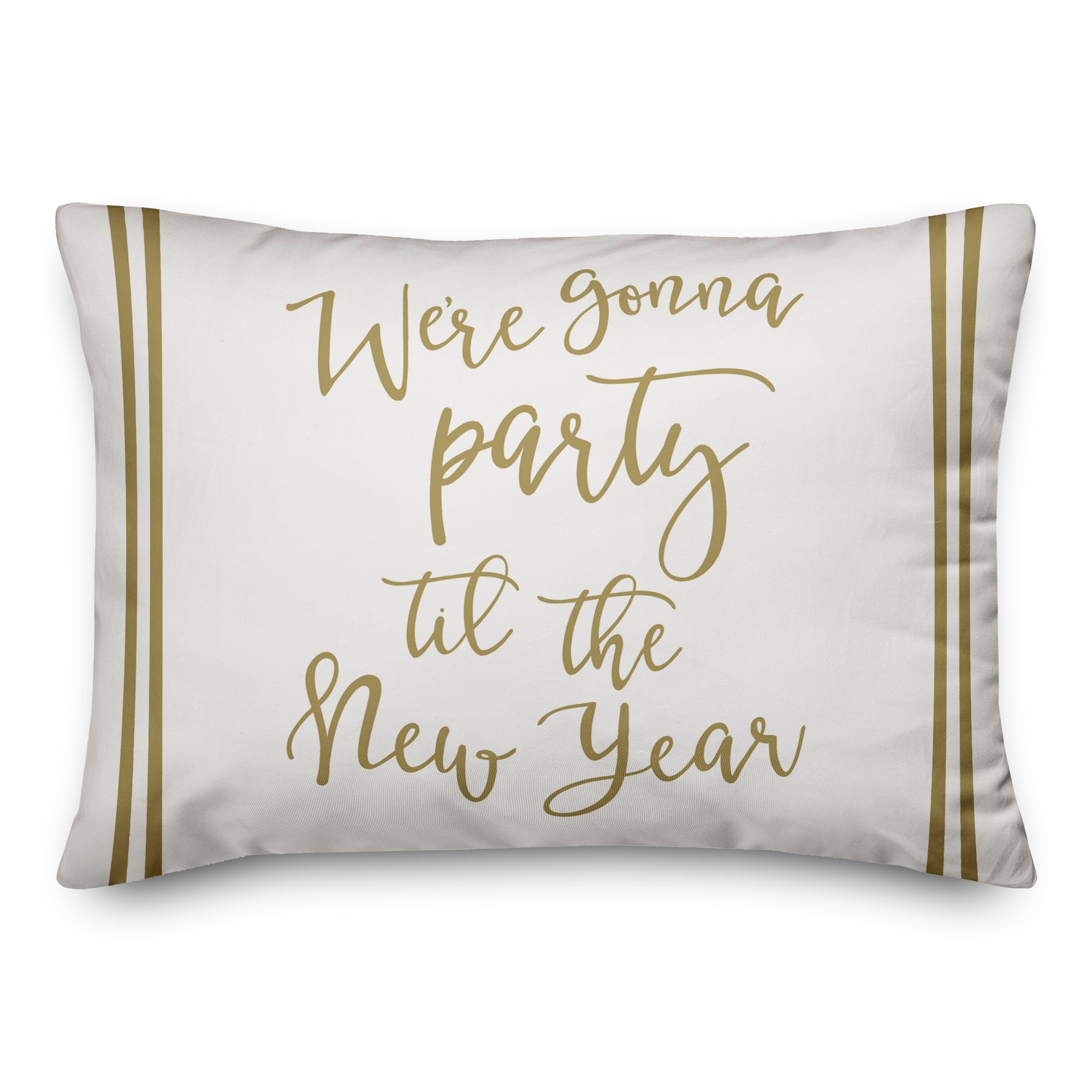 Party Til the New Year 14x20 Spun Poly Pillow