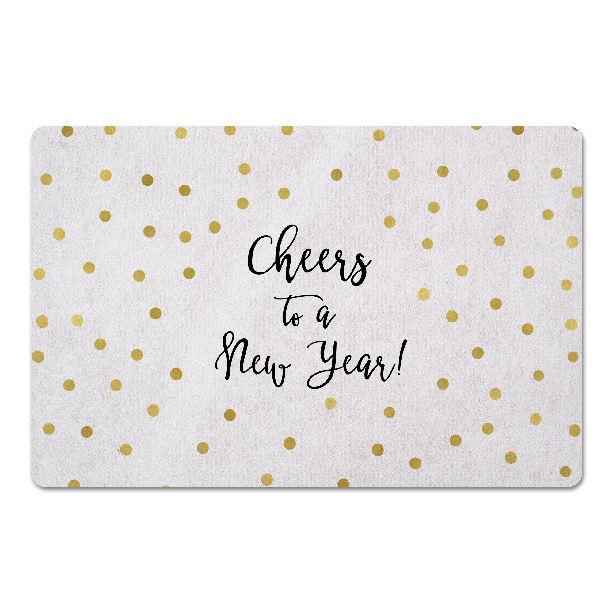 Cheers to a New Year 27x18 Floor Mat