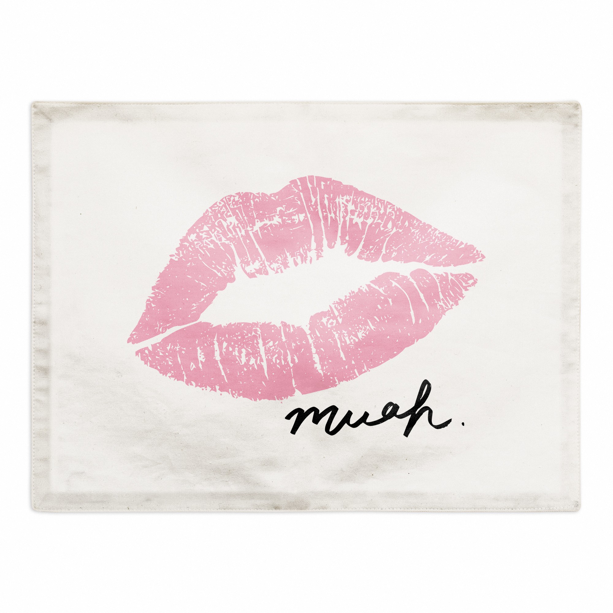 Muah Lips 18x14 Poly Twill Placemat