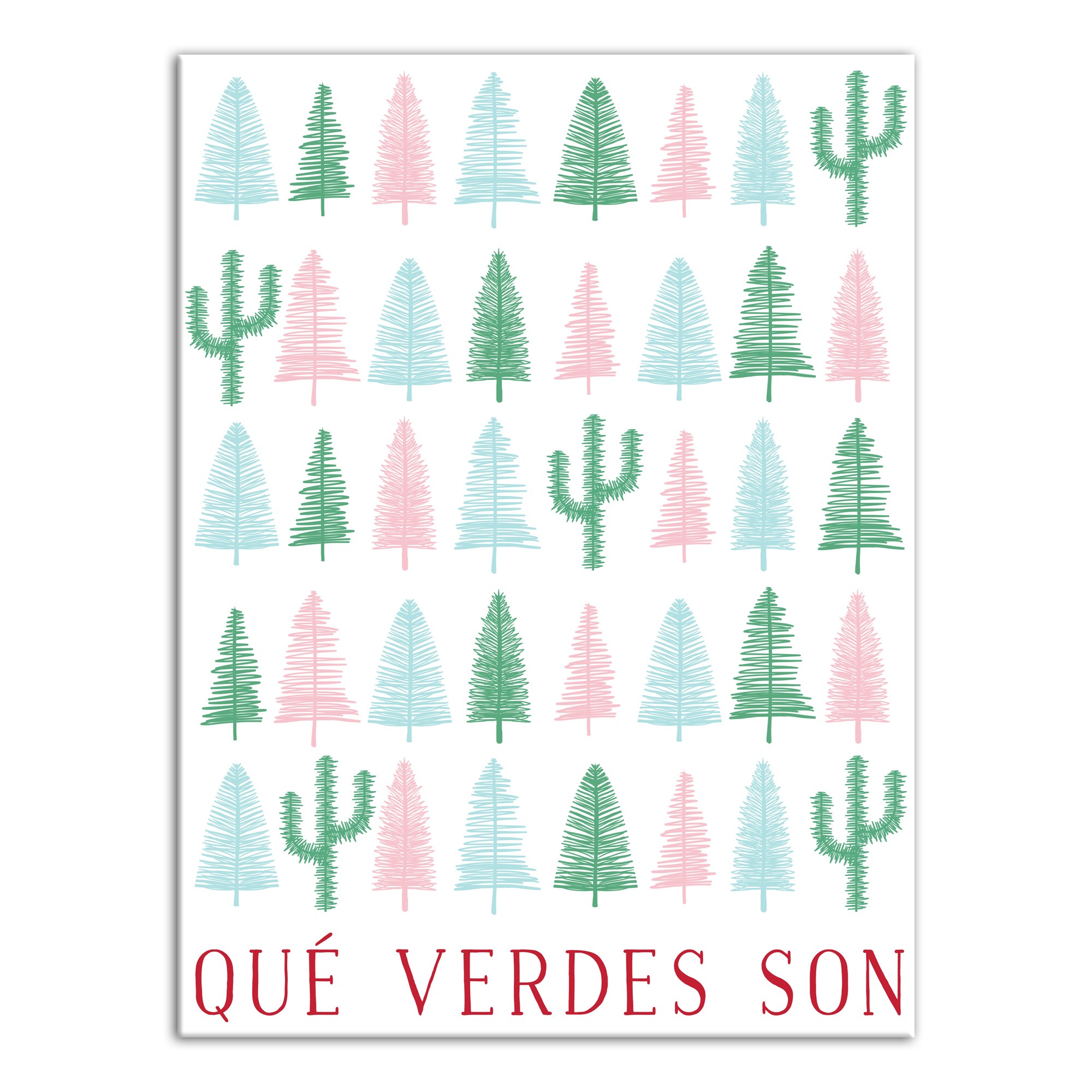 Que' Verdes Son 24x18 Canvas Wall Art