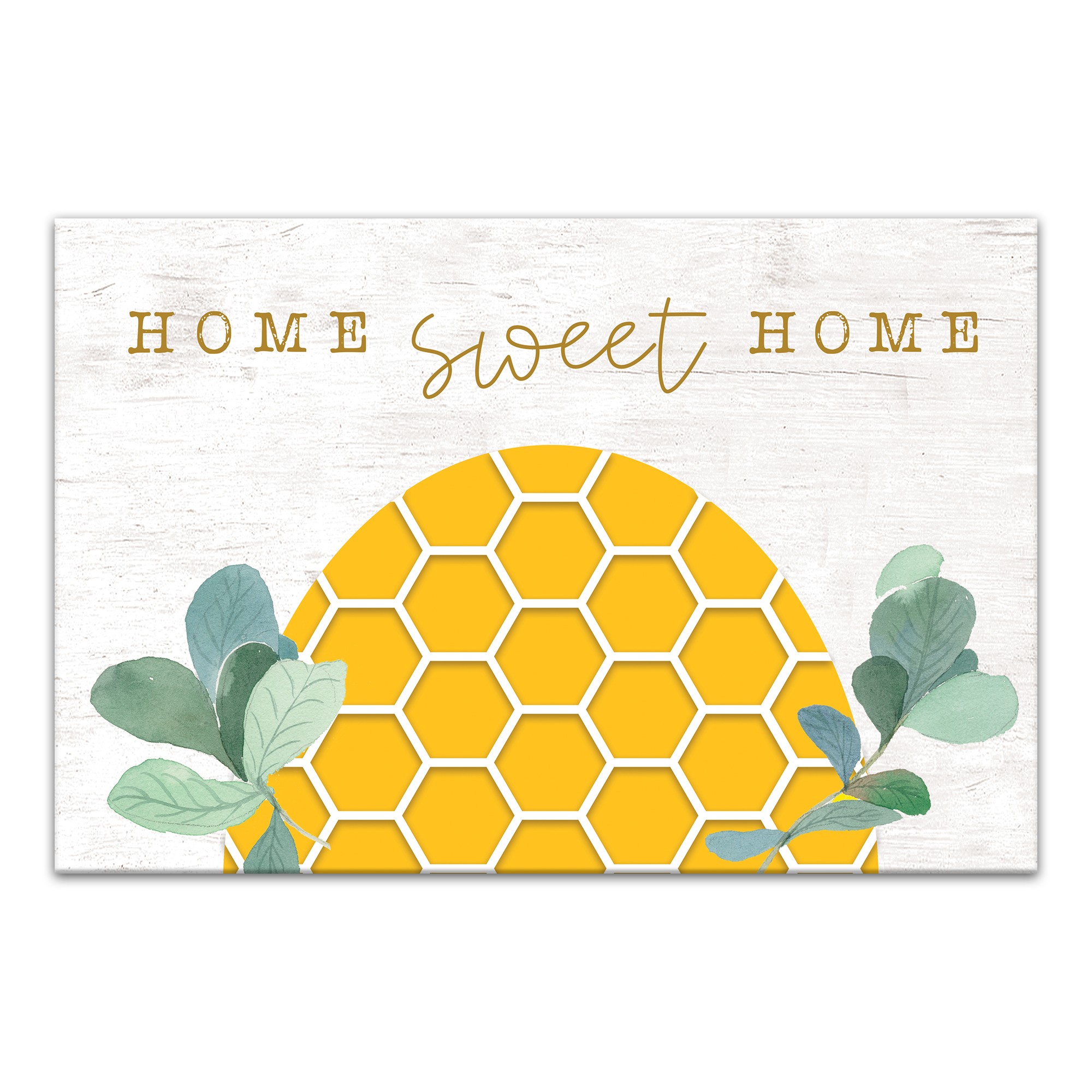 Home Sweet Home Honey 18x12 Canvas Wall Art