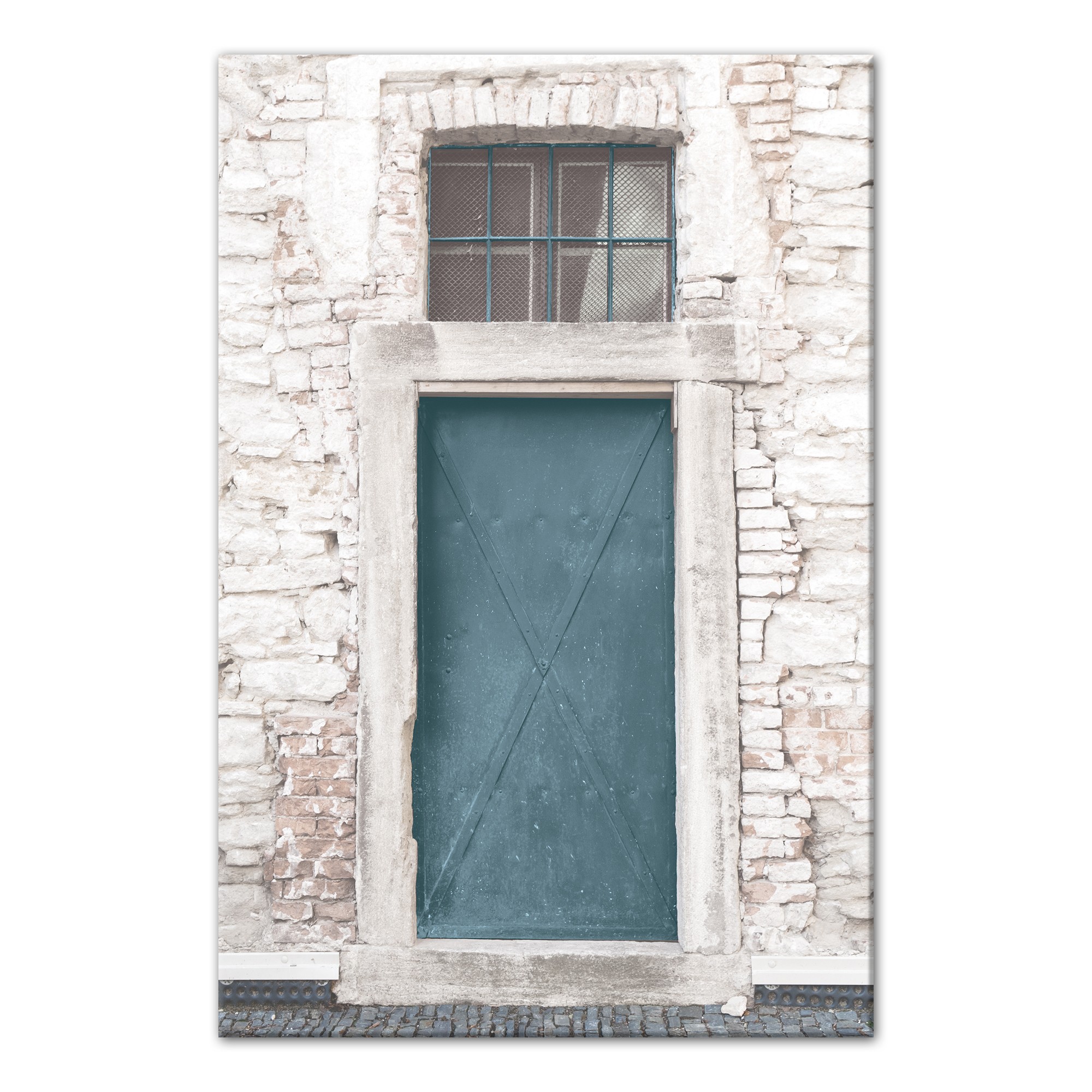 Blue Door 12x18 Canvas Wall Art