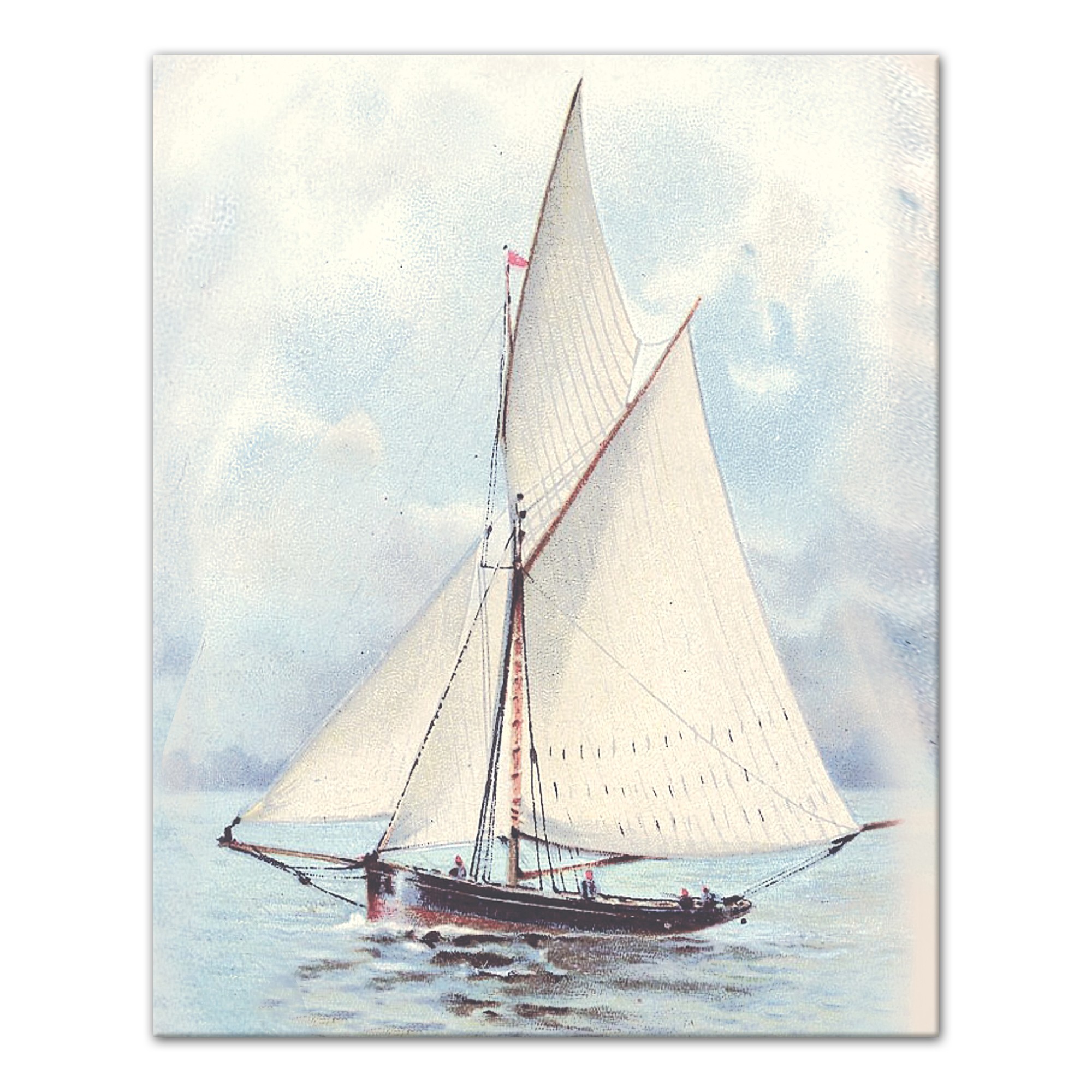 Sail Home 16x20 Canvas Wall Art