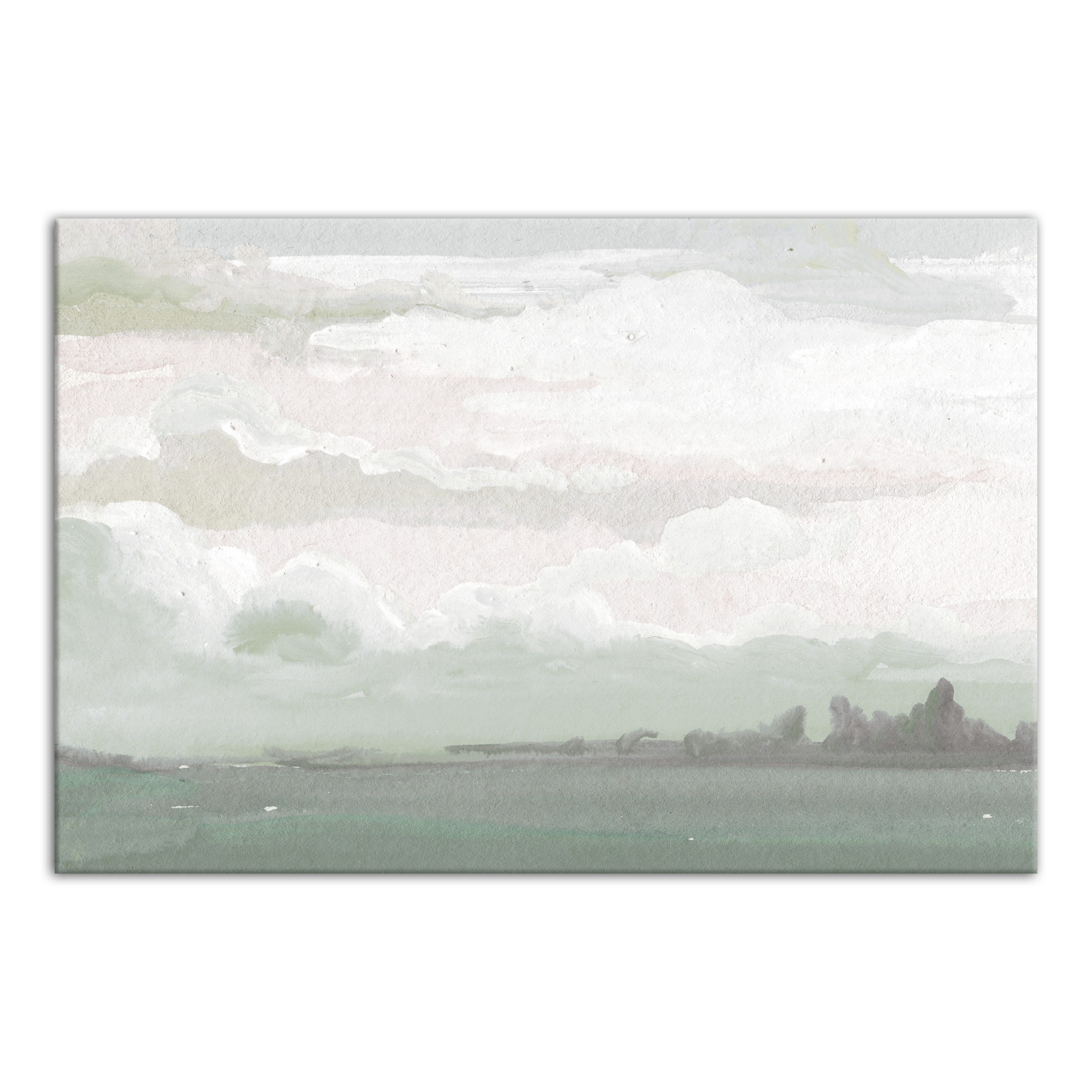 Watercolor Landscape 30x20 Canvas Wall Art