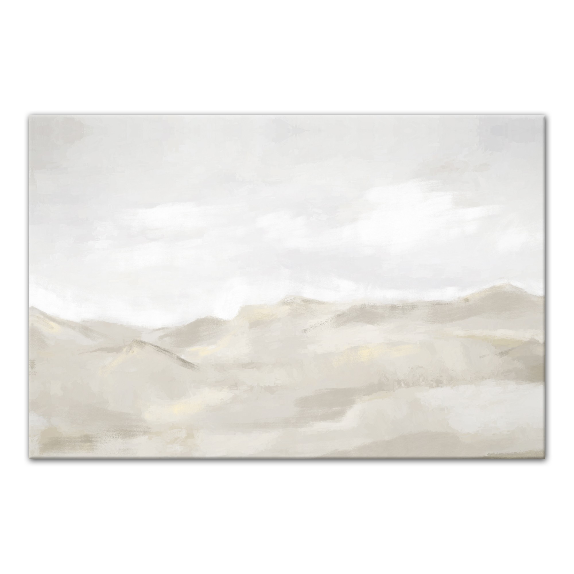Neutral Abstract 48x32 Canvas Wall Art