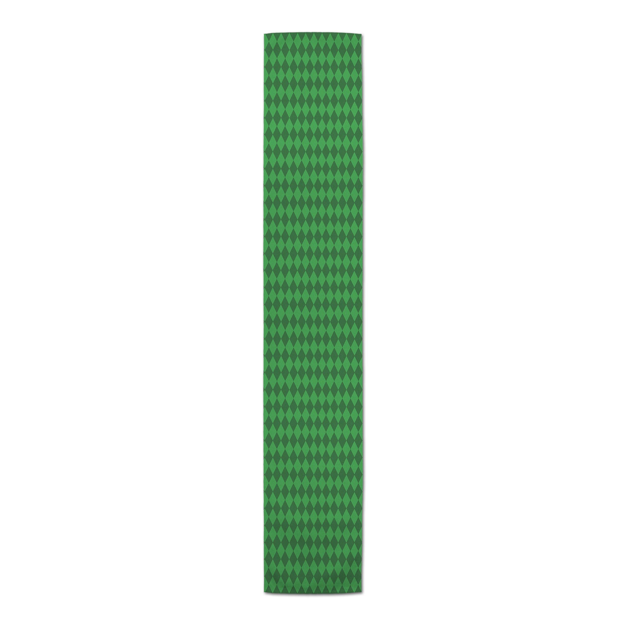 Green Diamond Pattern Textiles