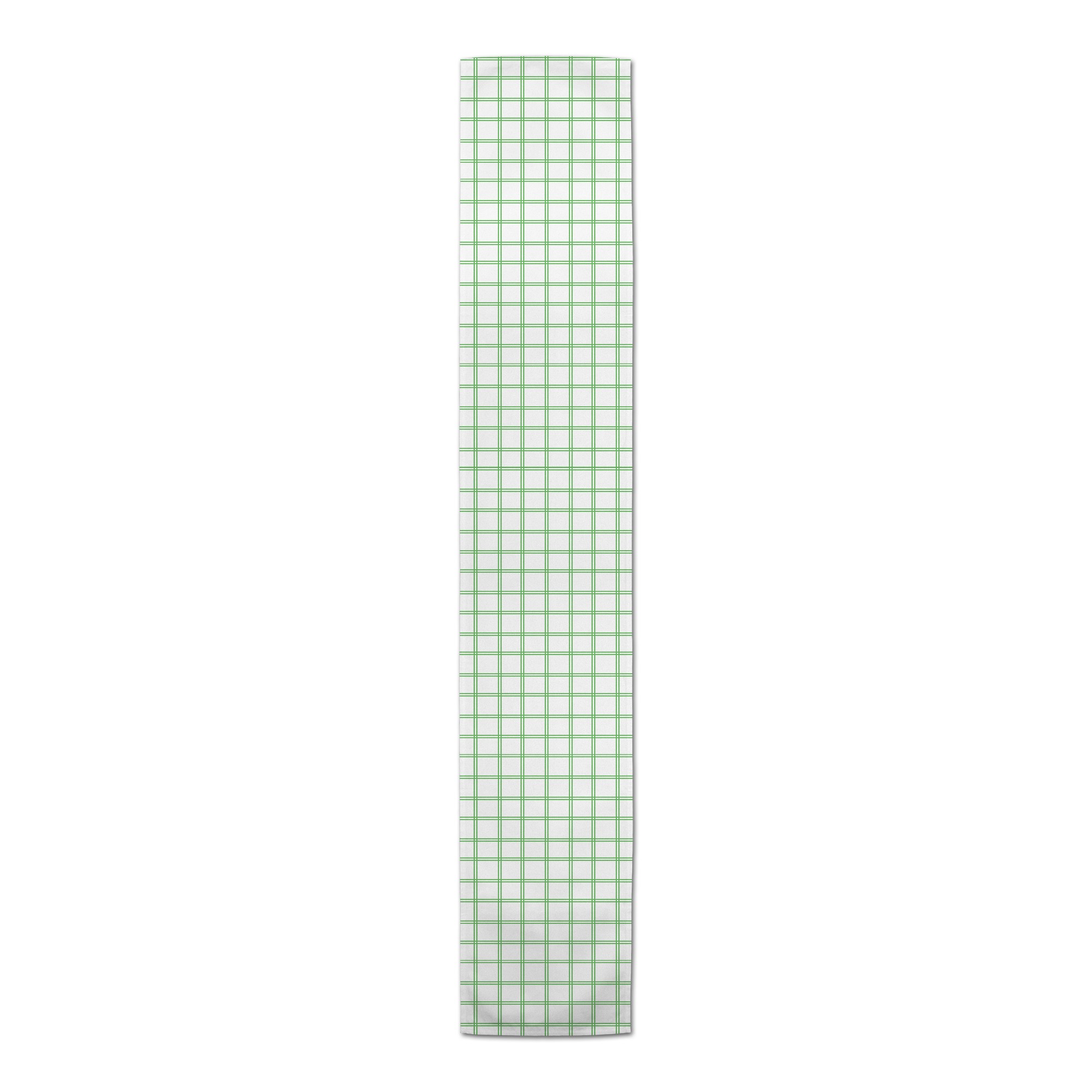 Green Grid Pattern Textiles