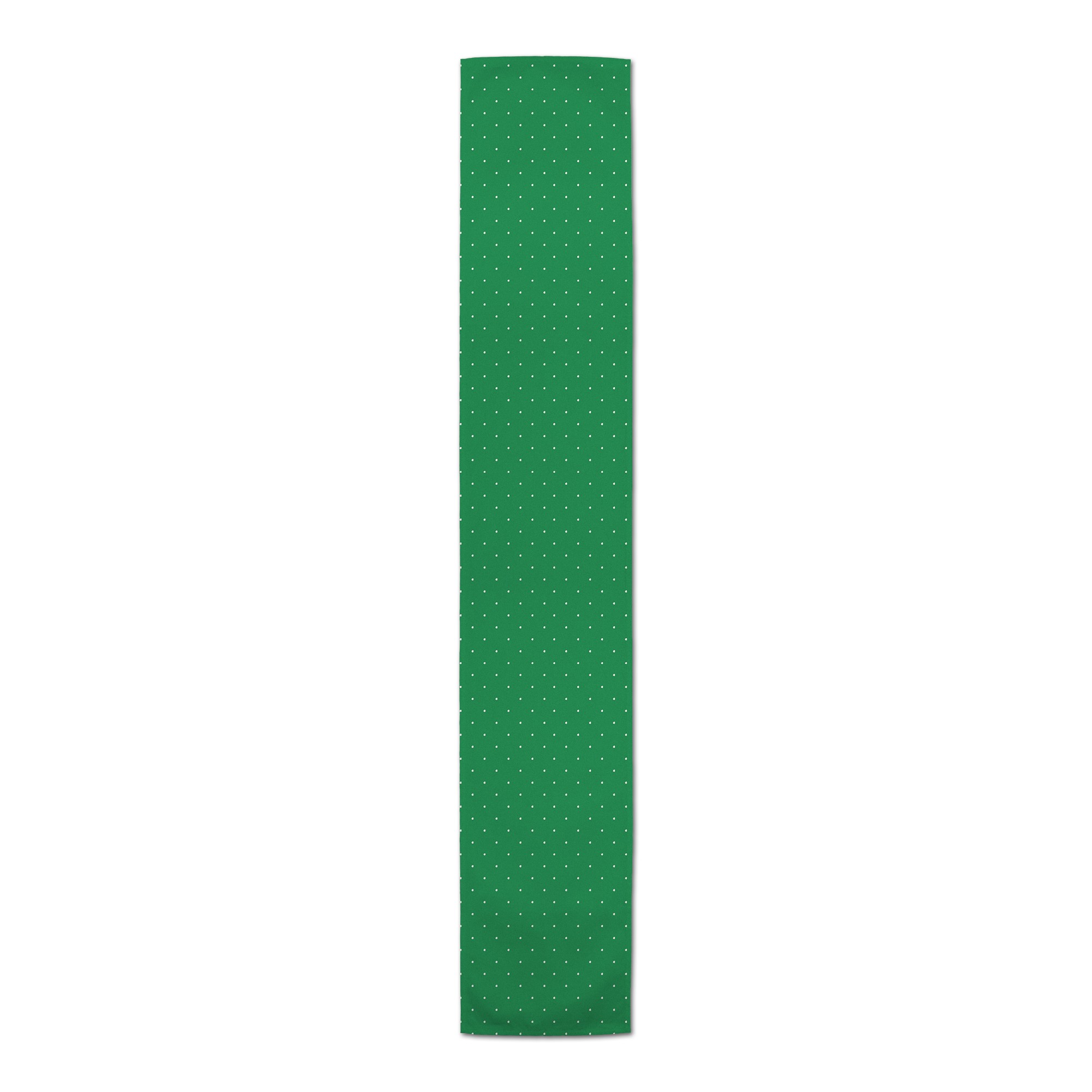 White Dots on Green Textiles
