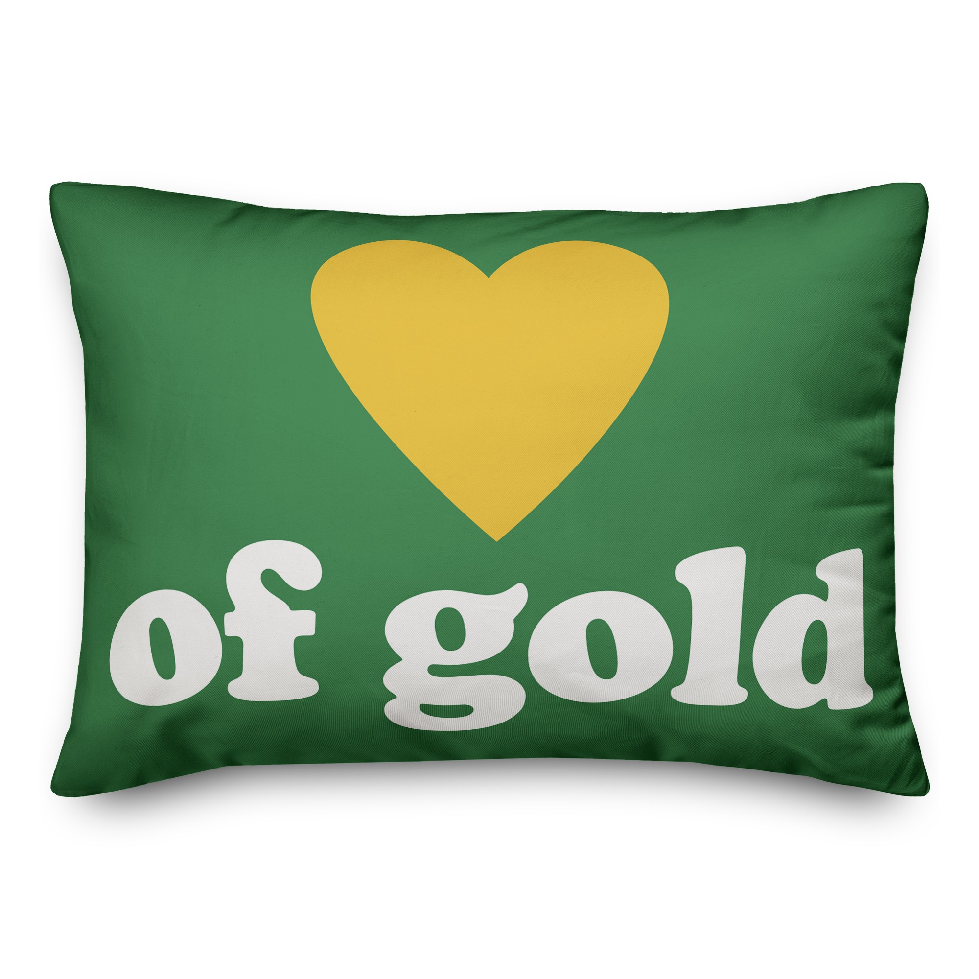 Heart of Gold 14x20 Spun Poly Pillow