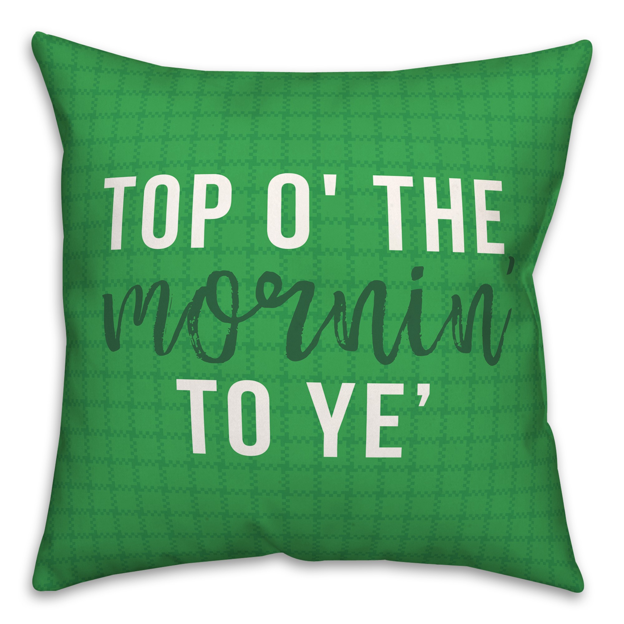 Top of the Mornin 18x18 Spun Poly Pillow