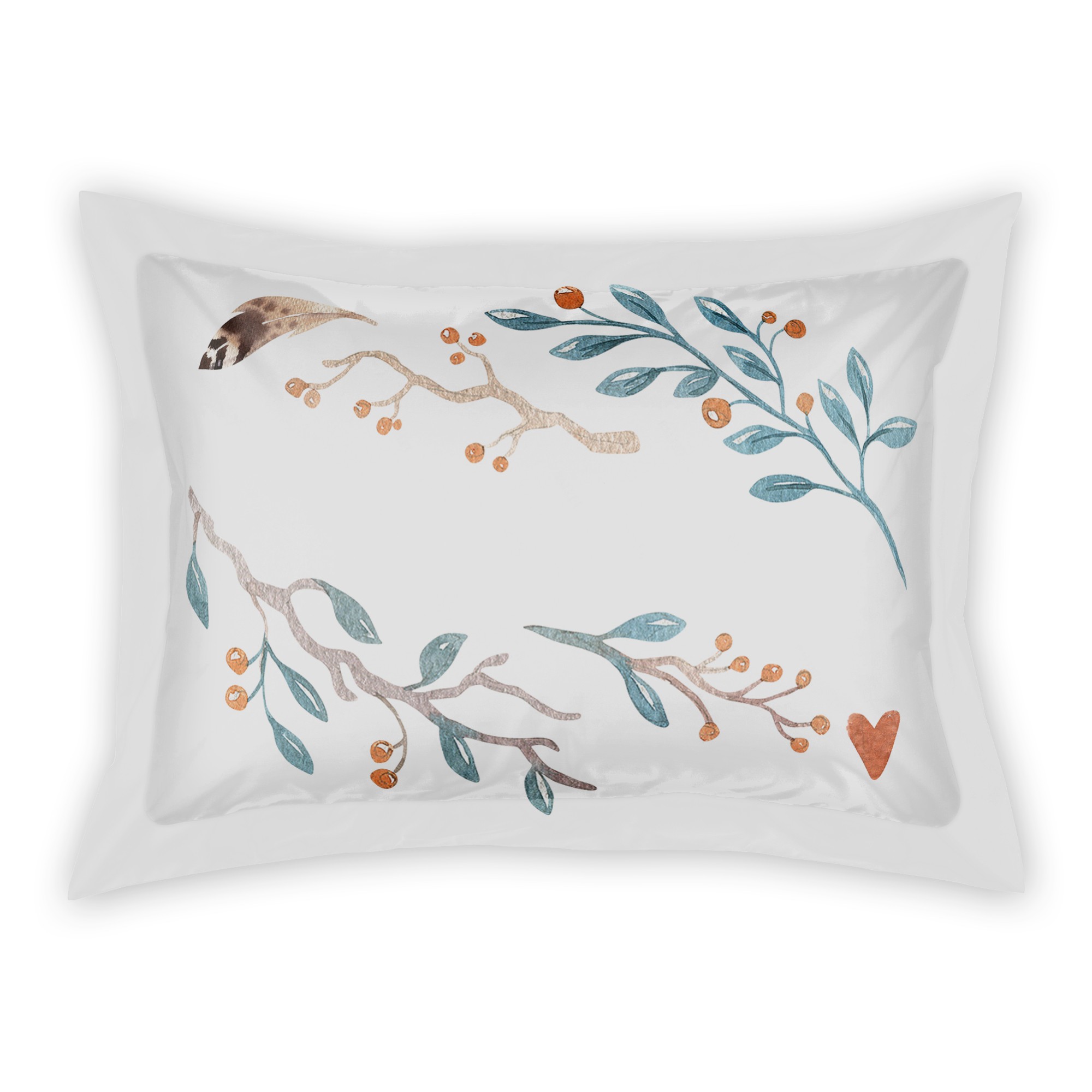 Boho Florals Standard Brushed Poly Sham
