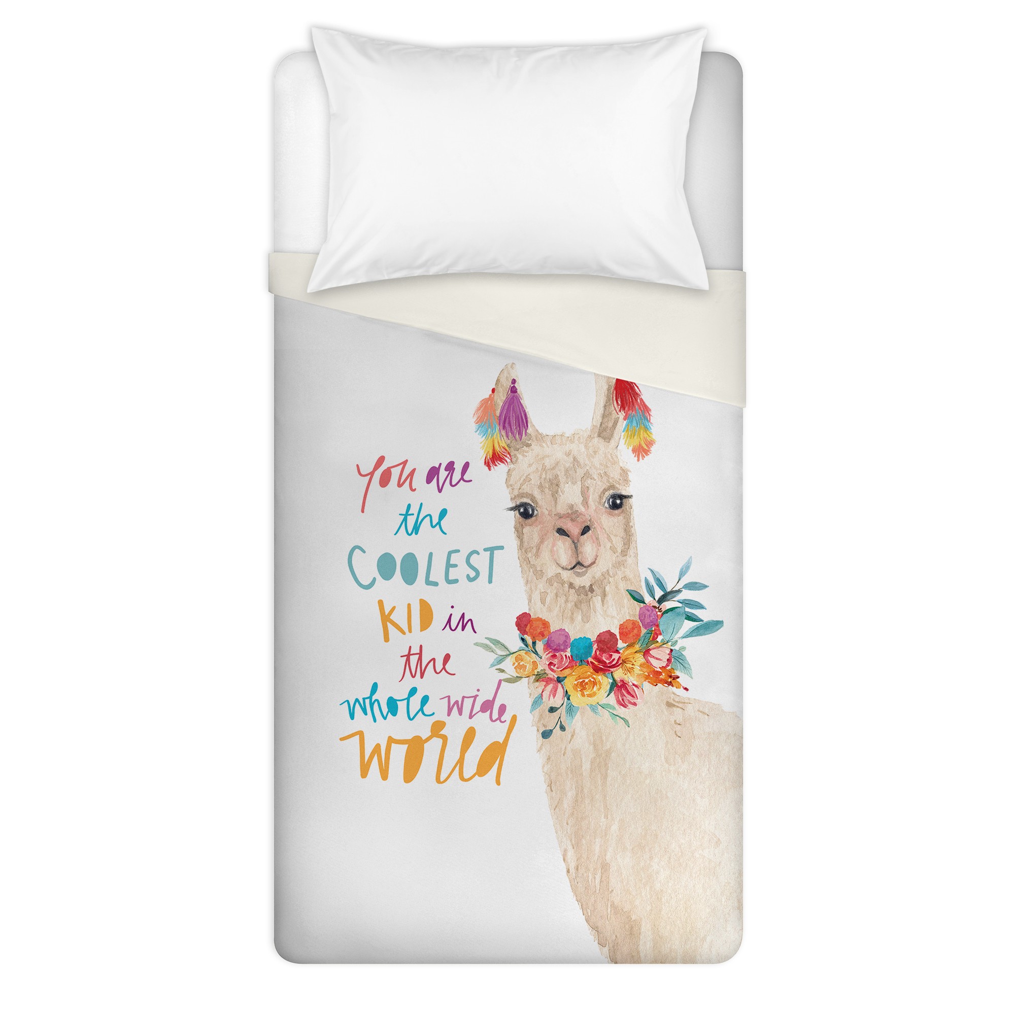Llama Fiesta Twin Brushed Poly Duvet