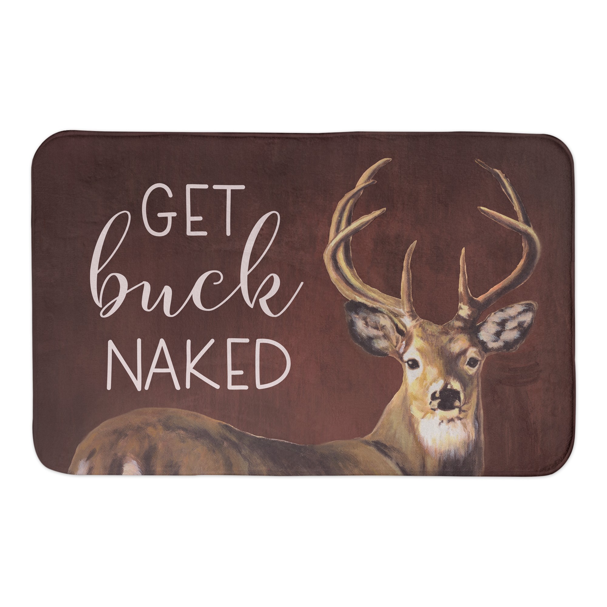 Buck Painting 34x21 Bath Mat
