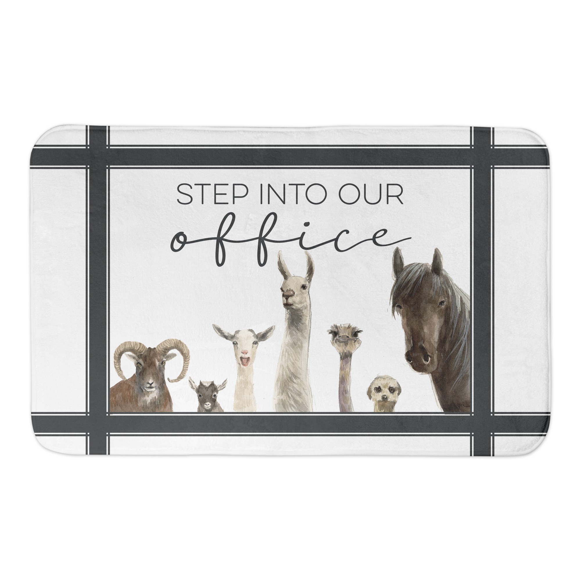 Animal Group Office 34x21 Bath Mat